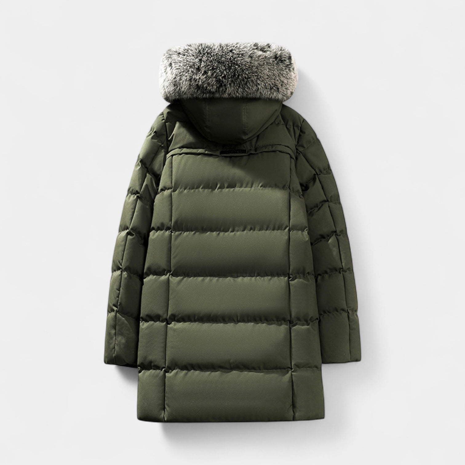 Vintares | Long Puffer Parka with Hood for Men