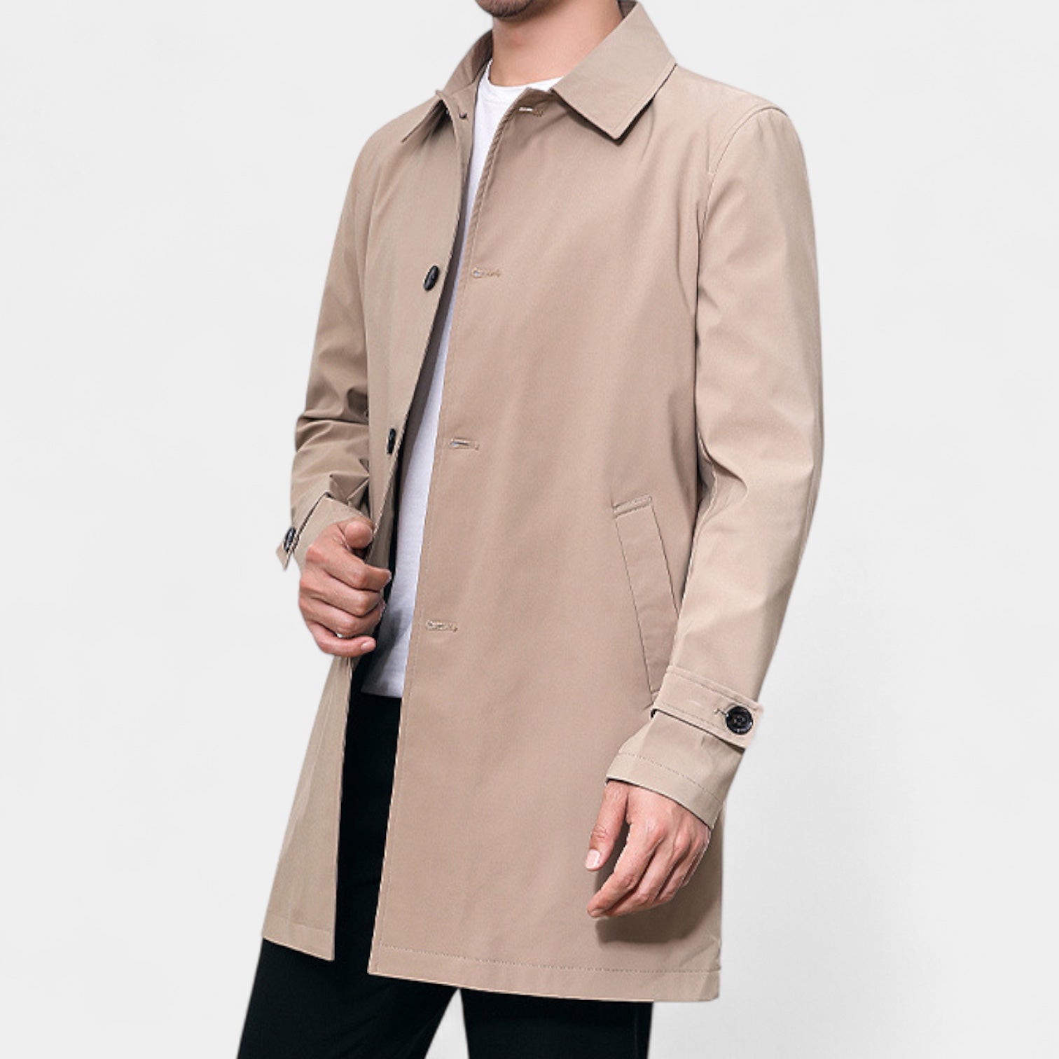 Vintares | Waterproof Trench Coat for Men