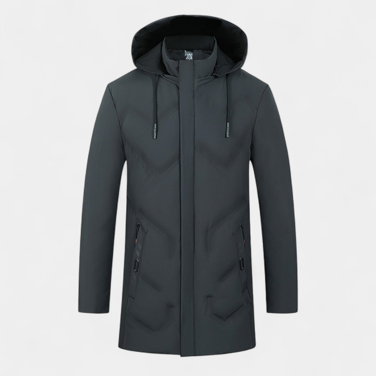 Vintares | Long Quilted Puffer Parka for Men