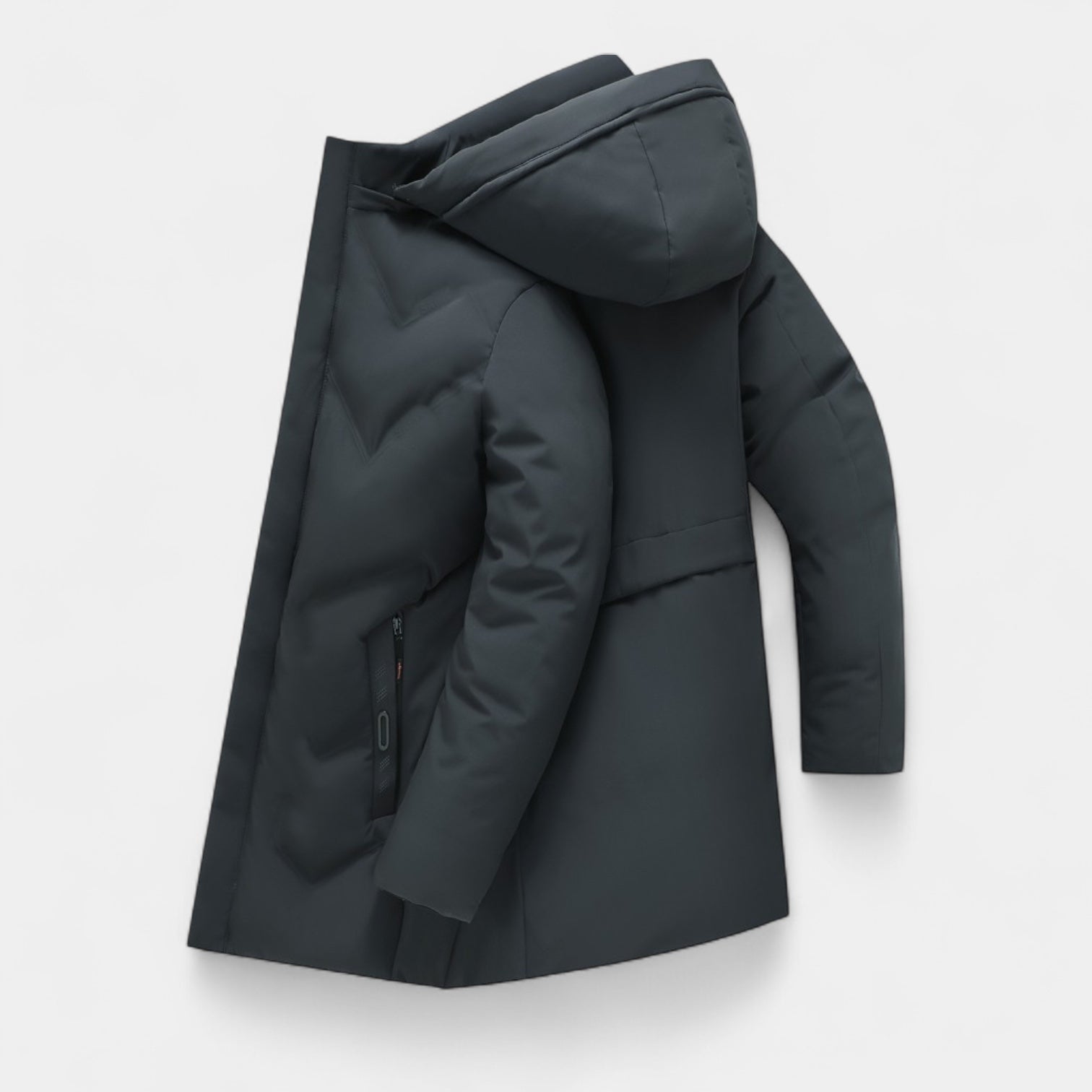 Vintares | Long Quilted Puffer Parka for Men