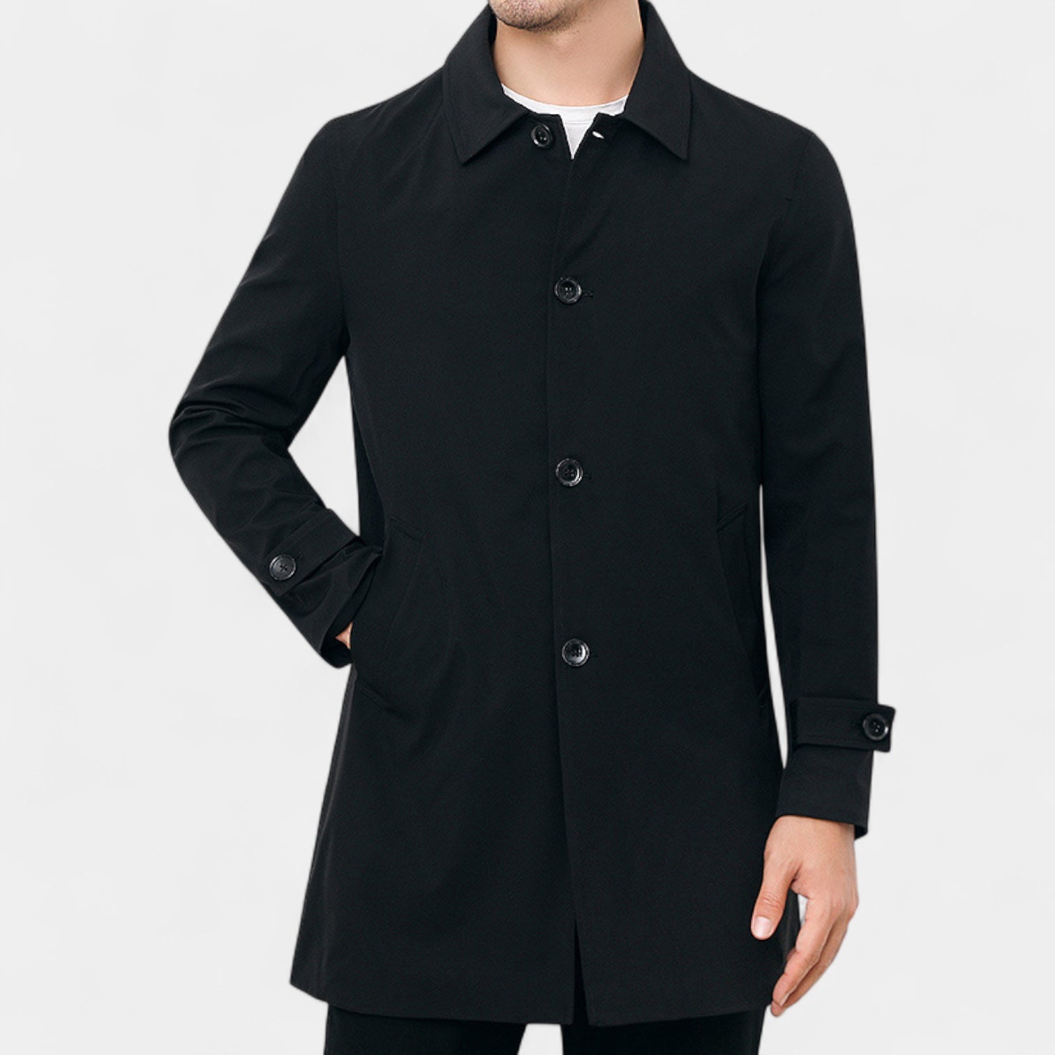 Vintares | Waterproof Trench Coat for Men