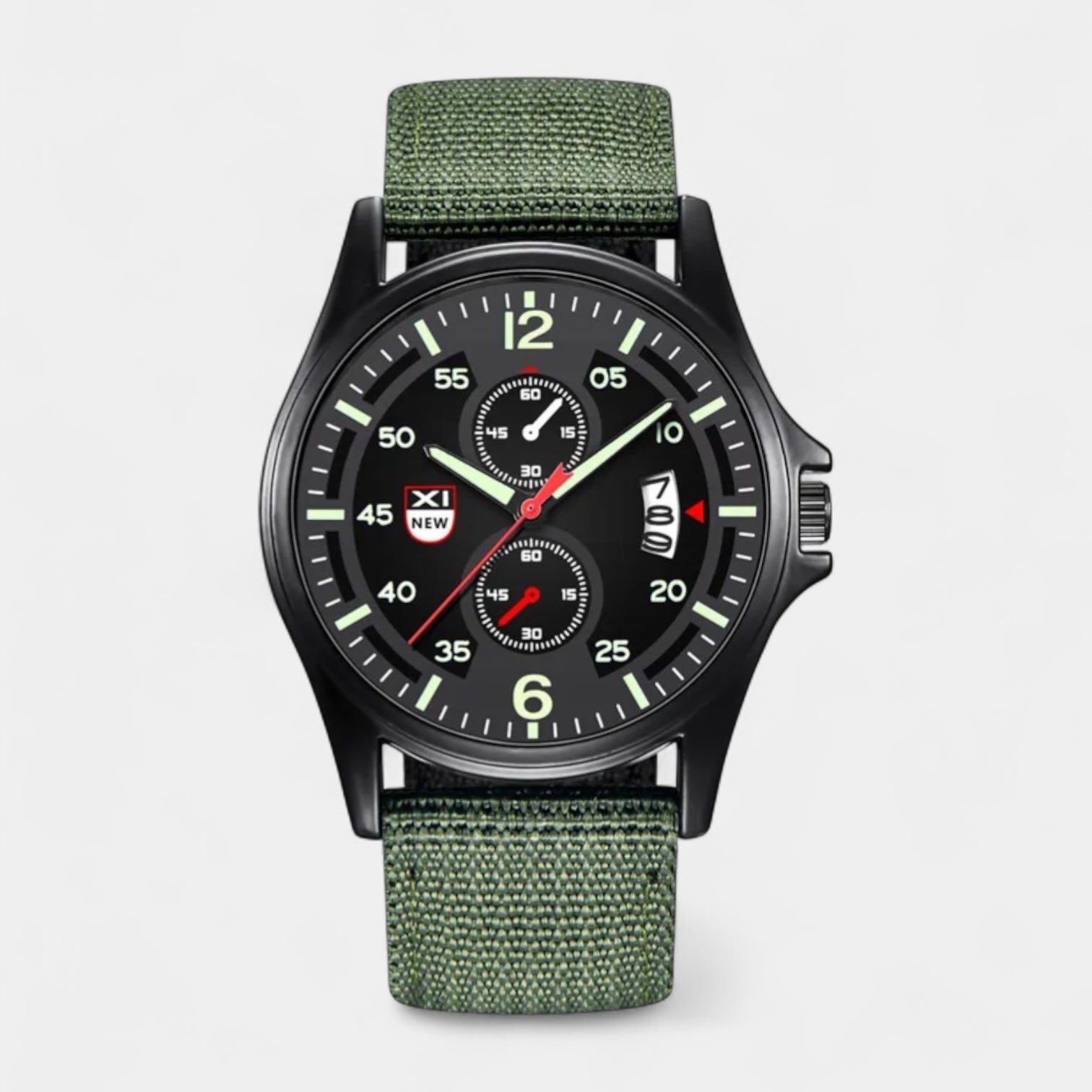 Vintares | Men's Military 40 mm Watch, Sports Band