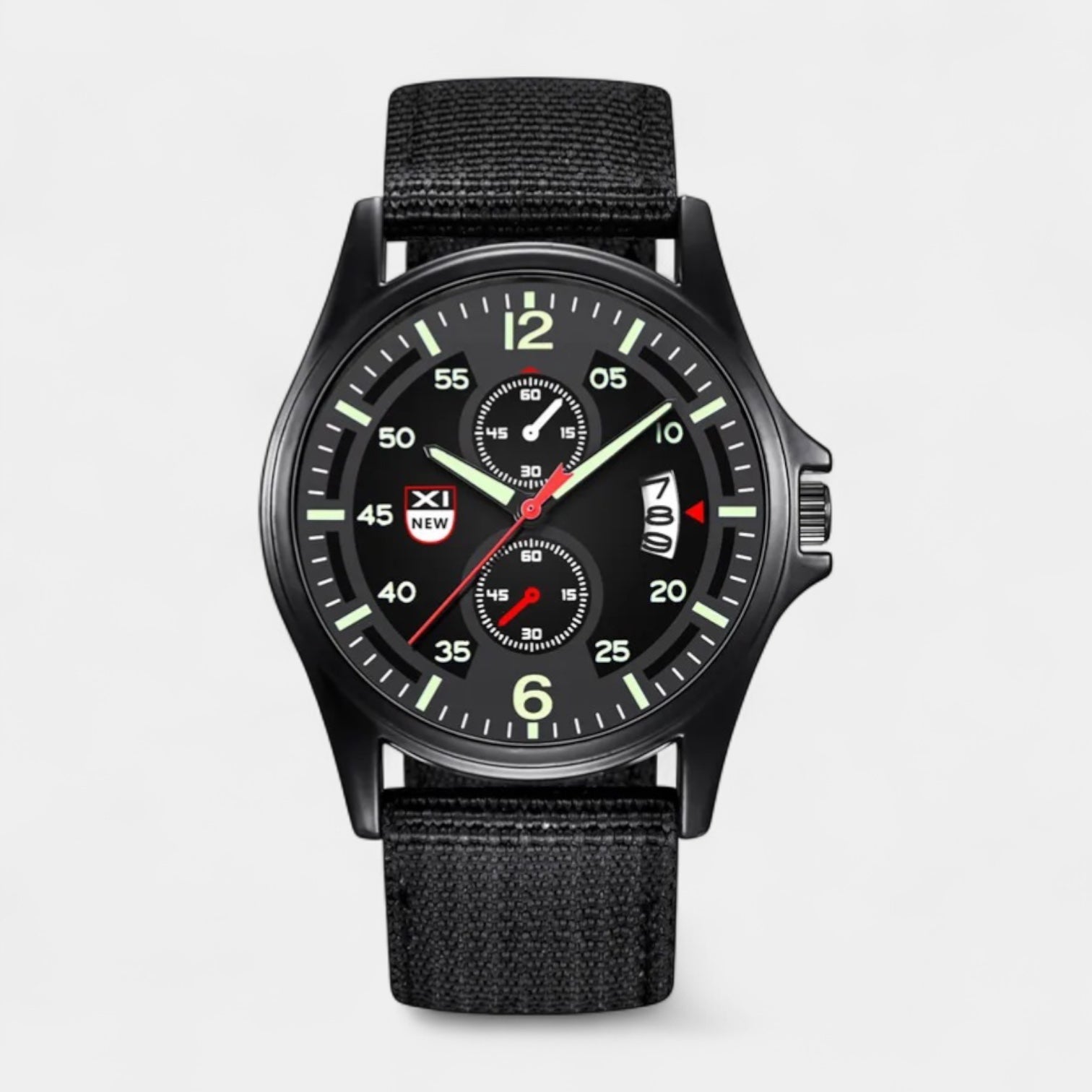 Vintares | Men's Military 40 mm Watch, Sports Band