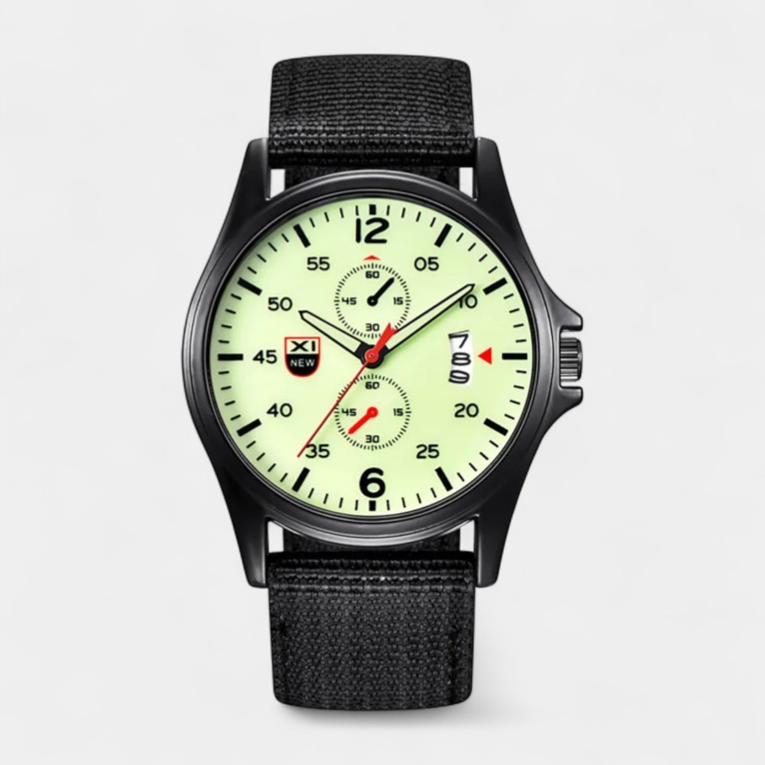 Vintares | Men's Military 40 mm Watch, Sports Band