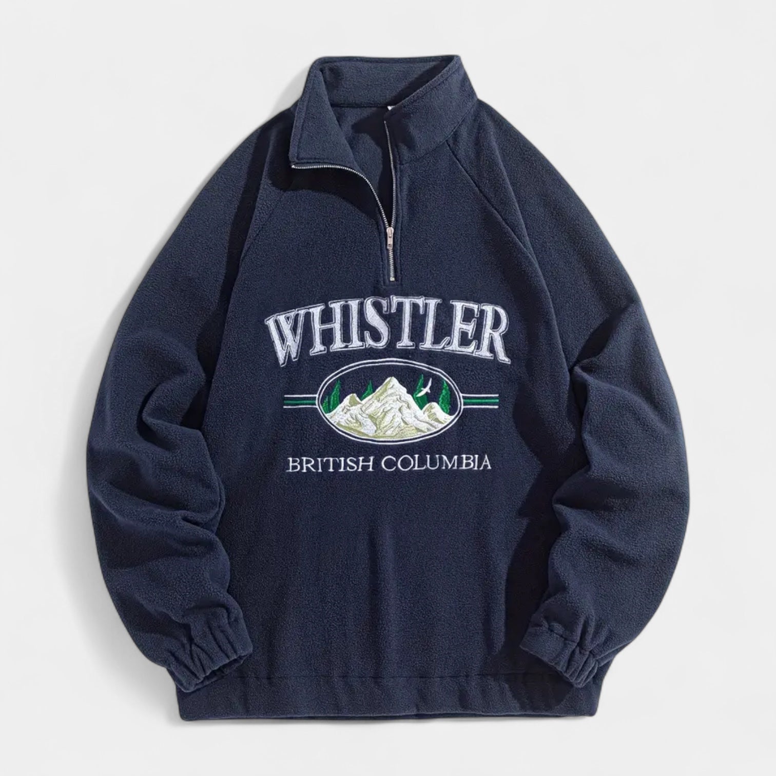 Vintares | Fleece Half-Zip Sweater for Men