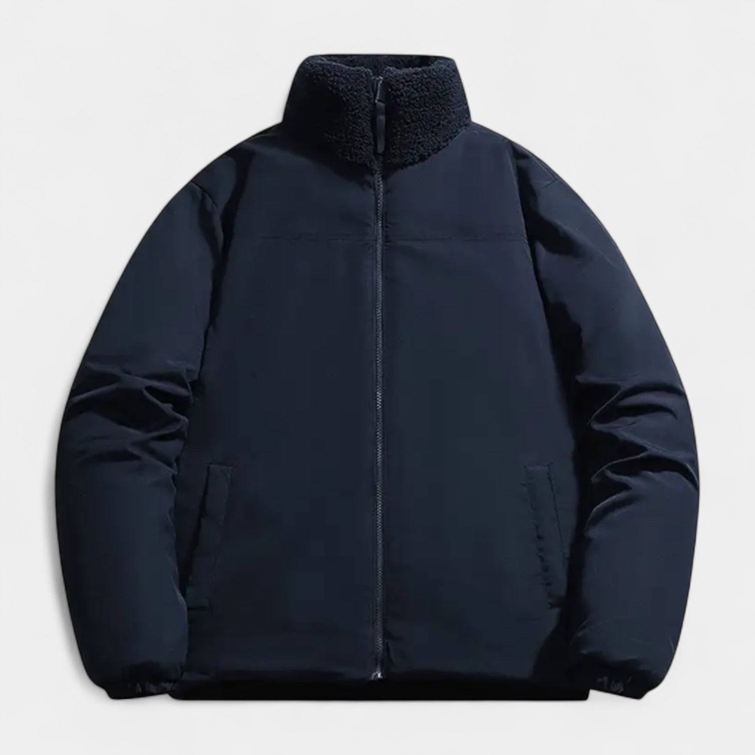 Vintares | Reversible Sherpa Puffer Jacket for Men