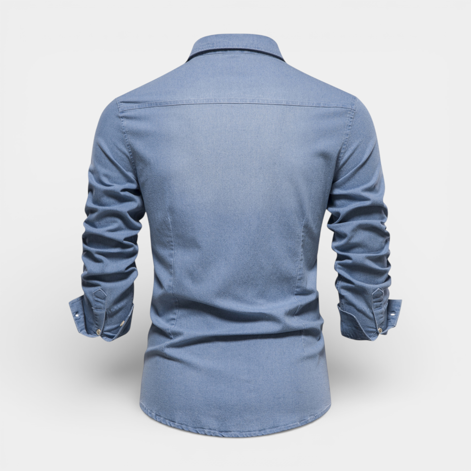 Denim Button-Up Shirt Regular Fit for Men