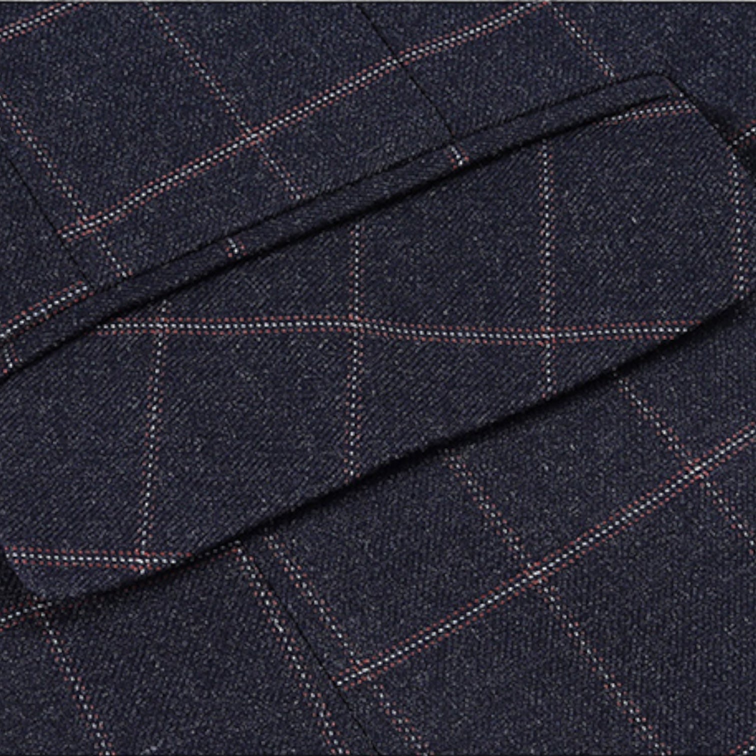 Vintares | Single Breasted Checked Blazer for Men