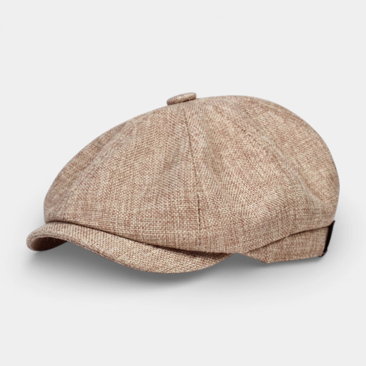 Multi-Panel Newsboy Cap Curved Brim for Men