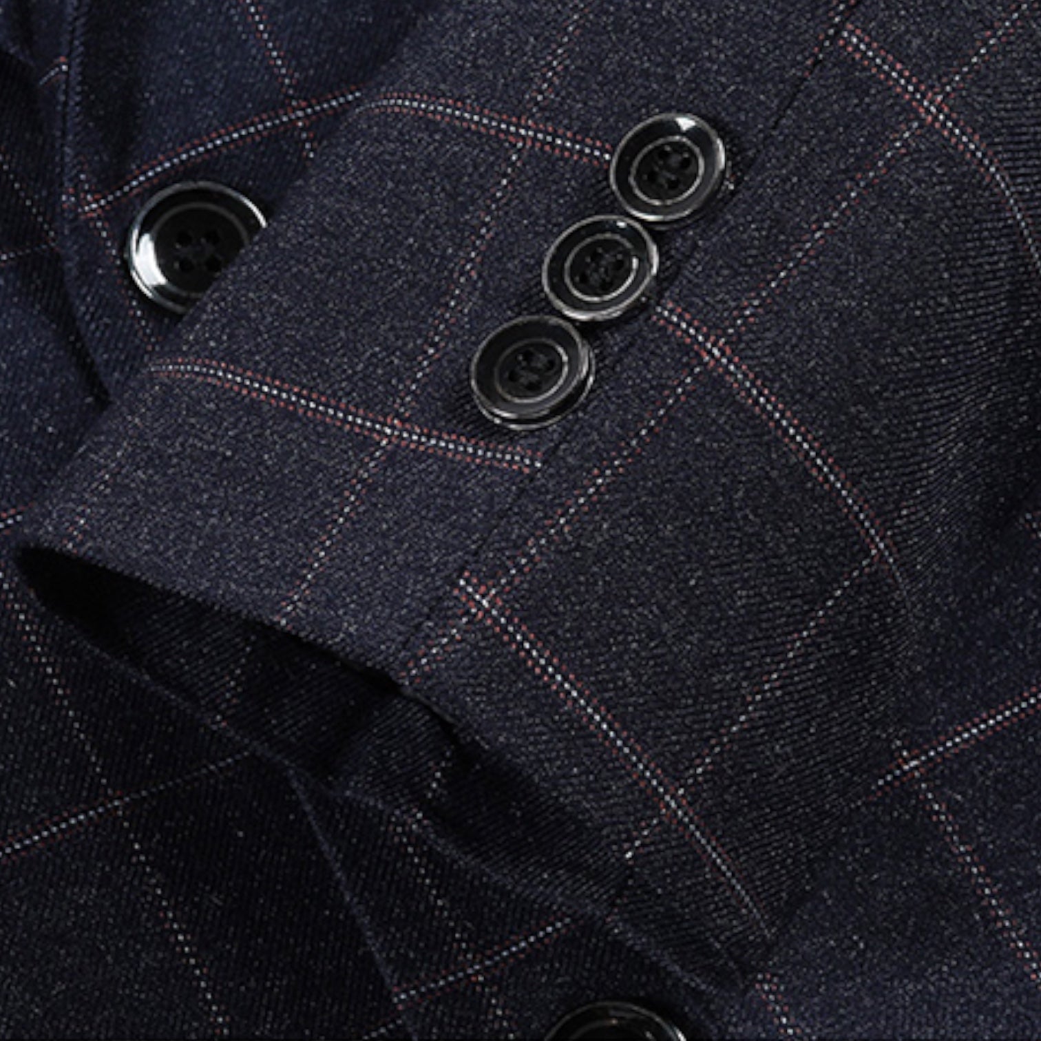 Vintares | Single Breasted Checked Blazer for Men