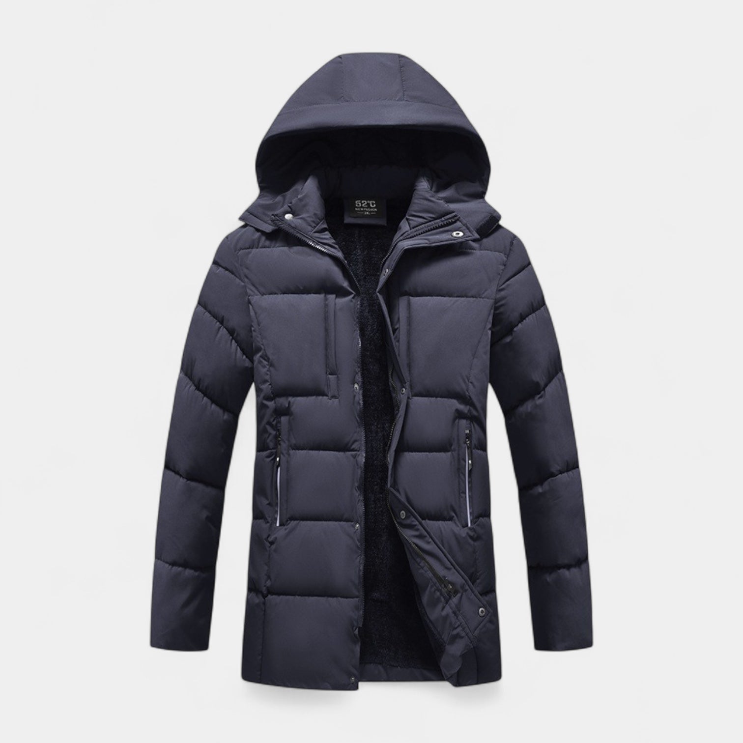 Vintares | Long Puffer Parka Jacket for Men