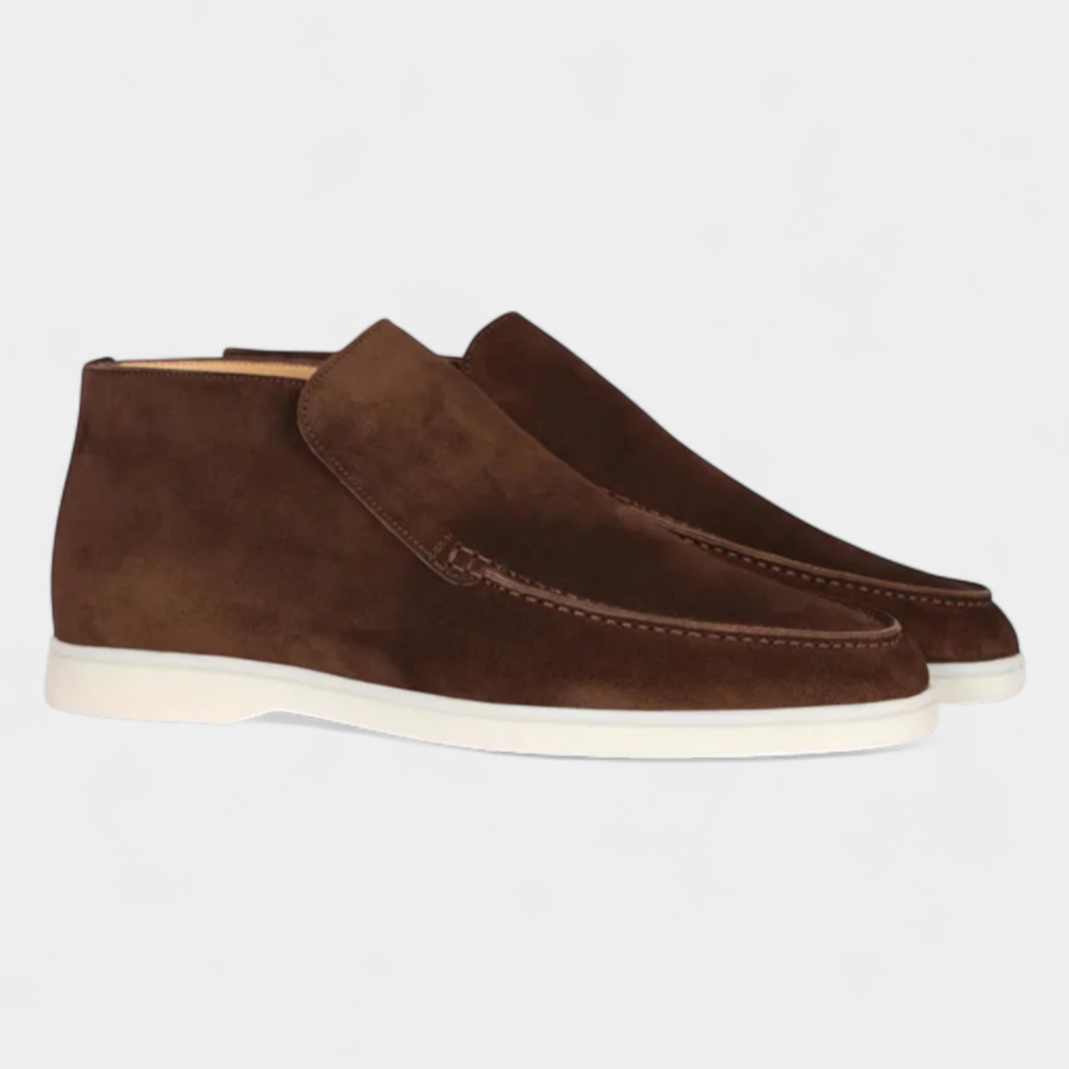 Vintares | Suede High-Top Loafers for Men