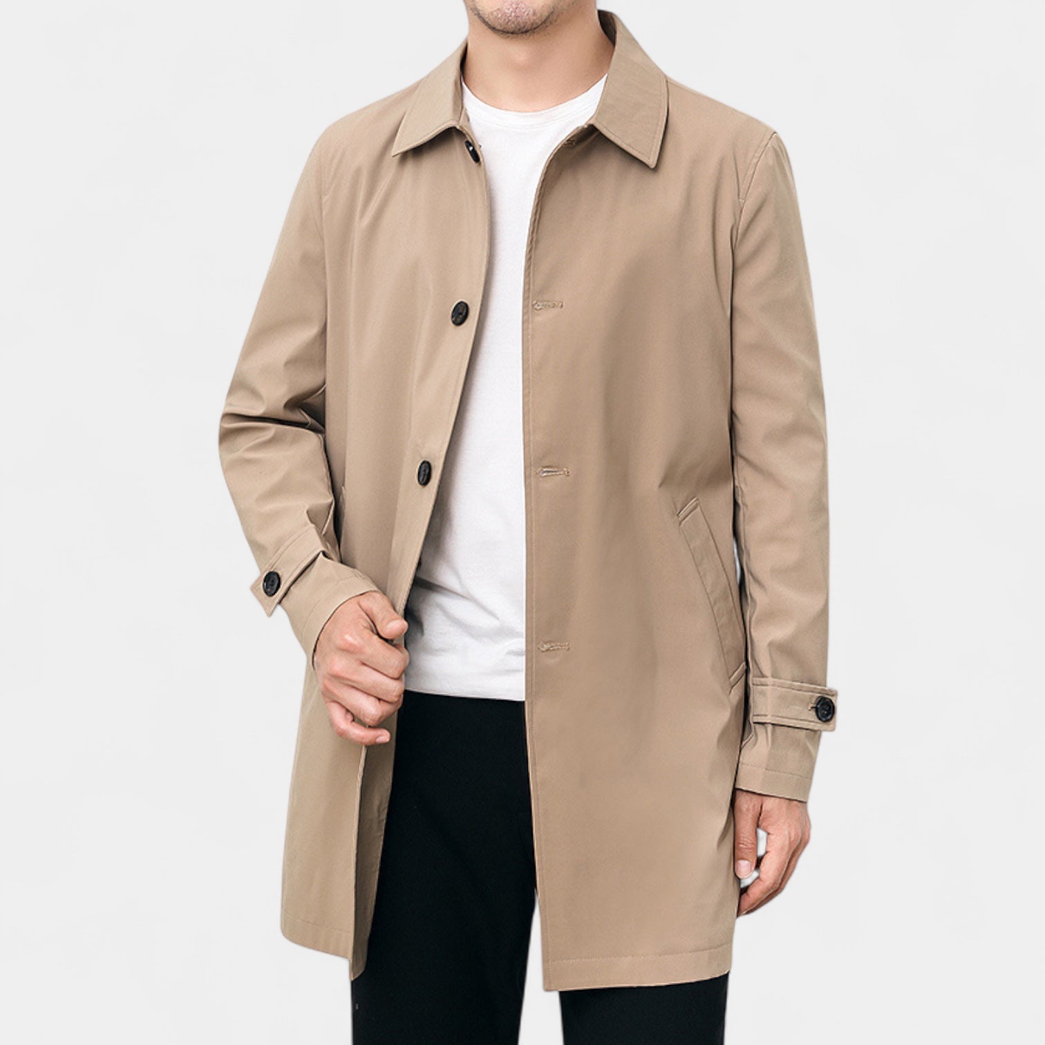 Vintares | Waterproof Trench Coat for Men