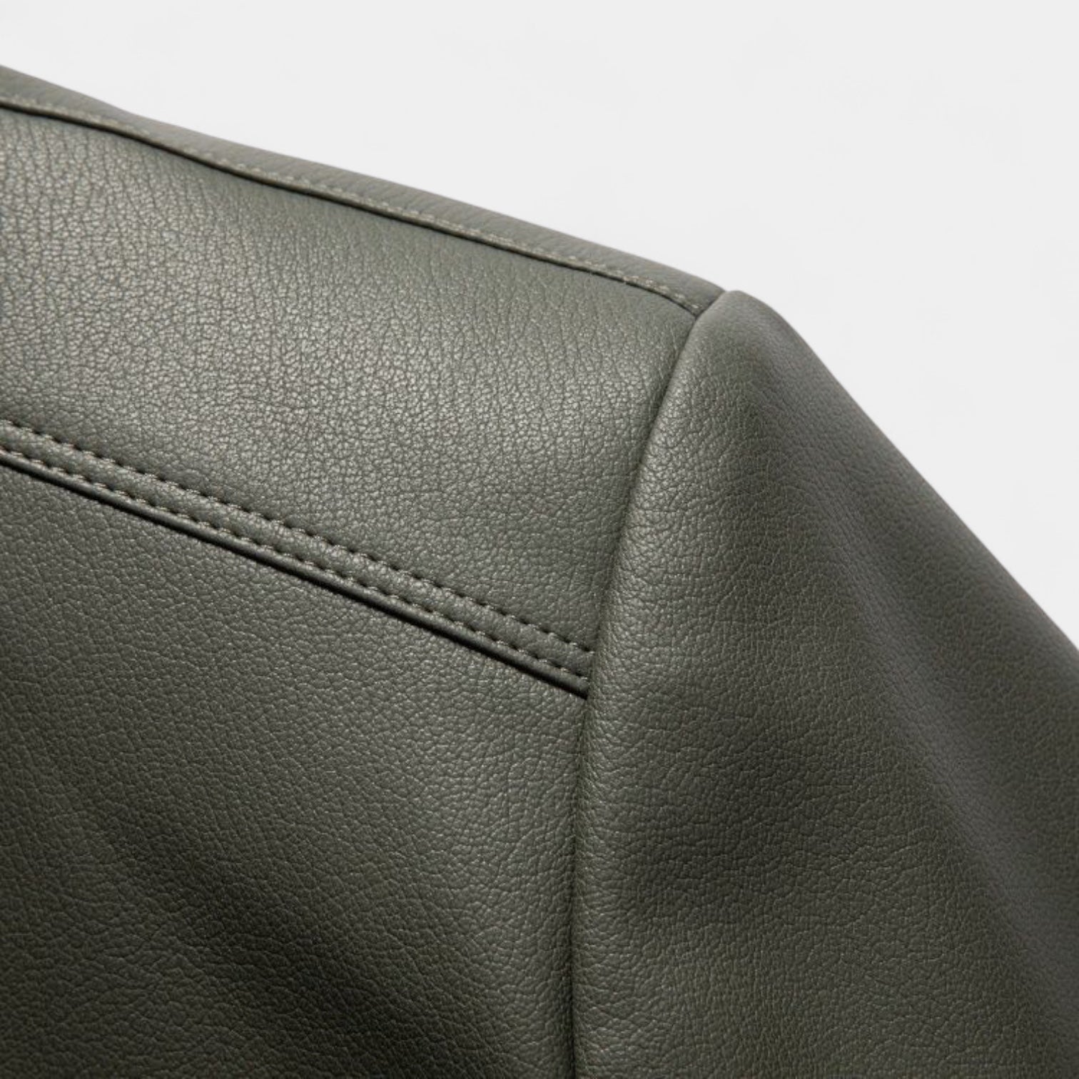 Vintares | Genuine Leather Stand Collar Jacket for Men – Minimalist Zip-Up Outerwear