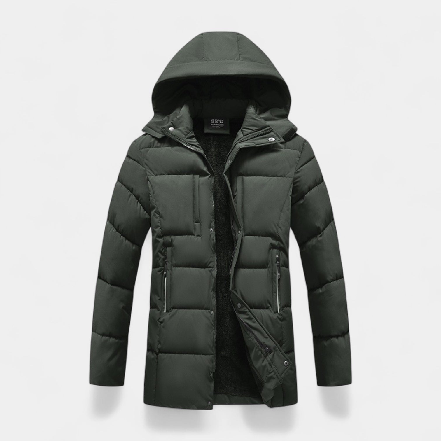 Vintares | Long Puffer Parka Jacket for Men