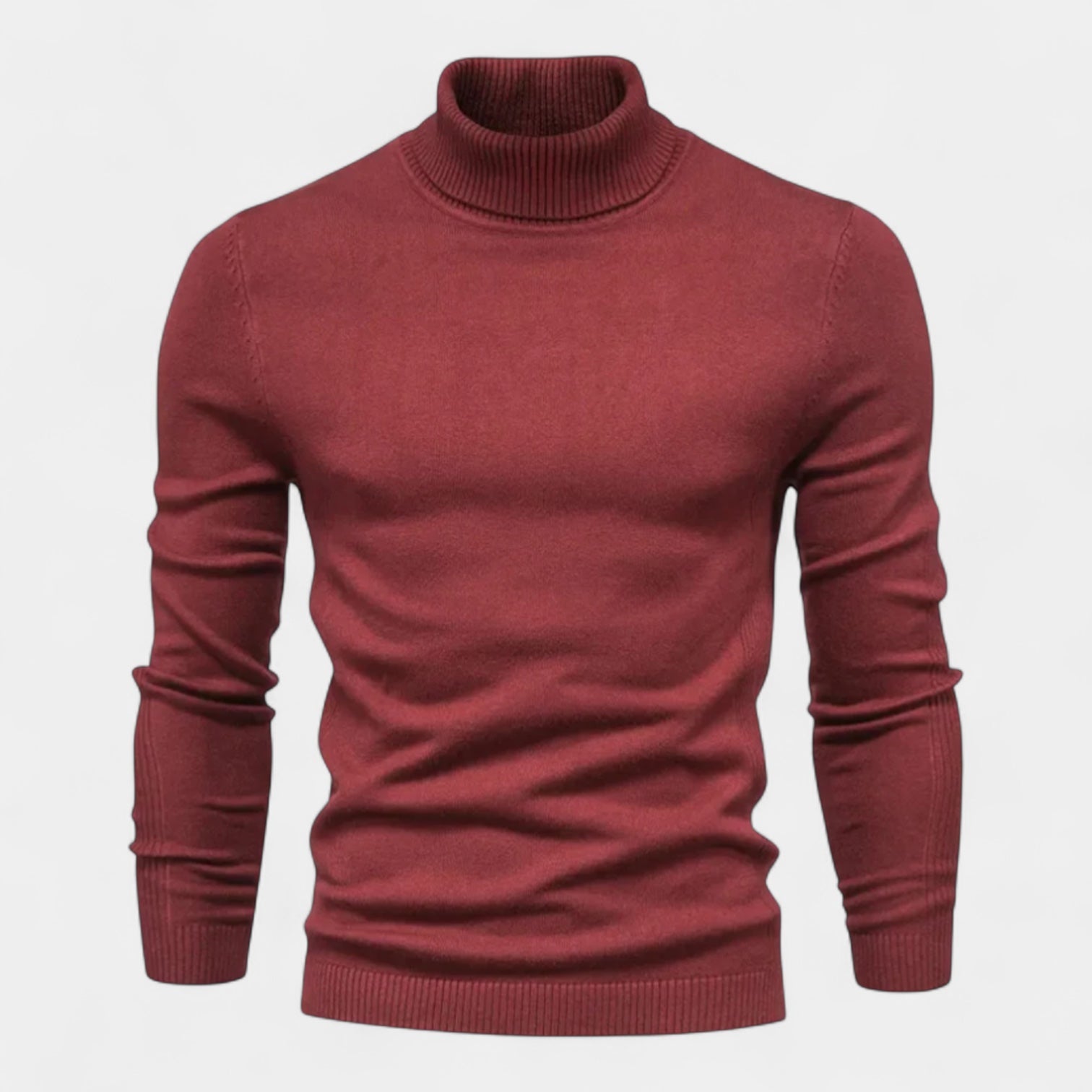 Vintares | Ribbed Turtleneck Sweater for Men