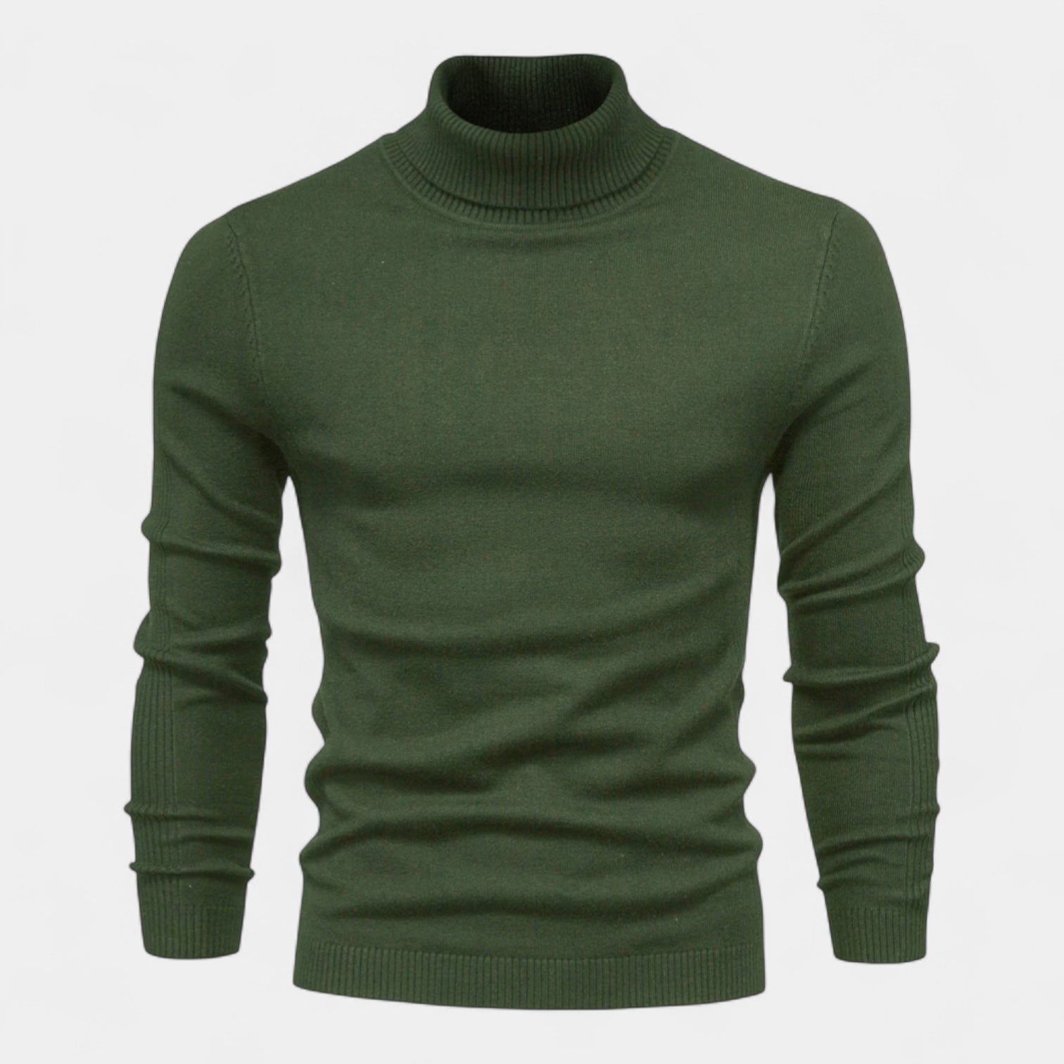 Vintares | Ribbed Turtleneck Sweater for Men
