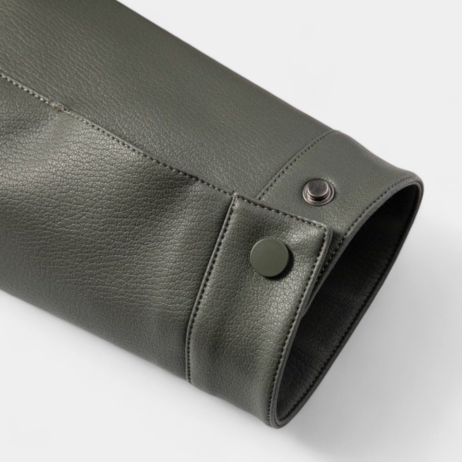 Vintares | Genuine Leather Stand Collar Jacket for Men – Minimalist Zip-Up Outerwear