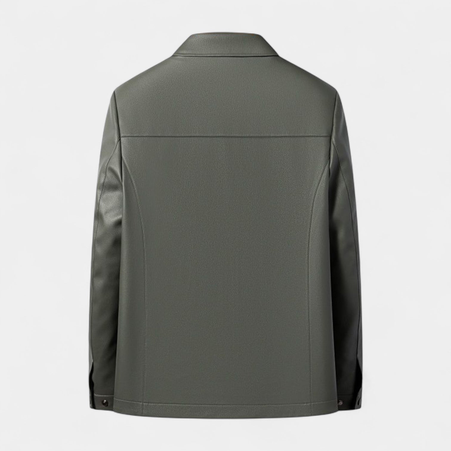 Vintares | Genuine Leather Jacket for Men – Classic Minimalist Design