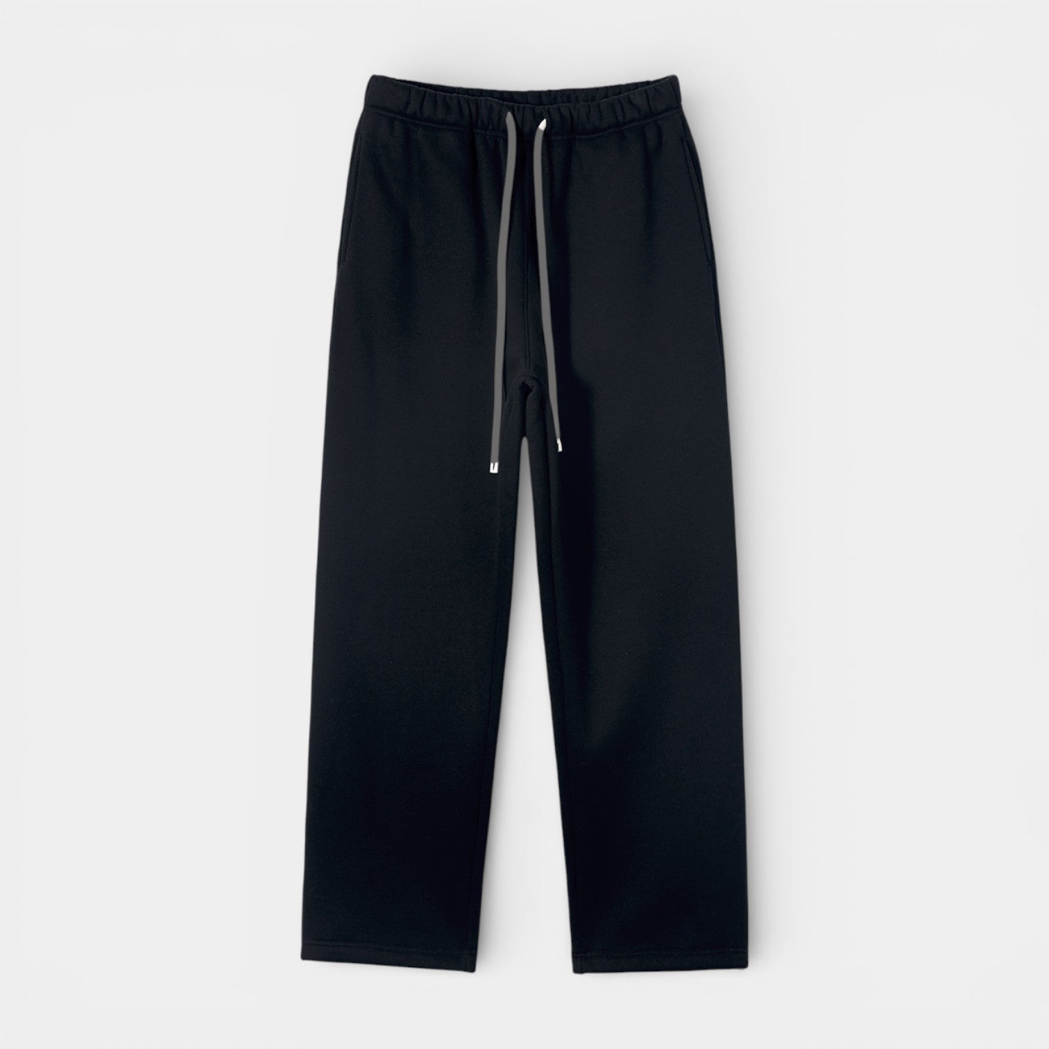 Vintares | Men’s Knit Drawstring Pants – Straight-Leg