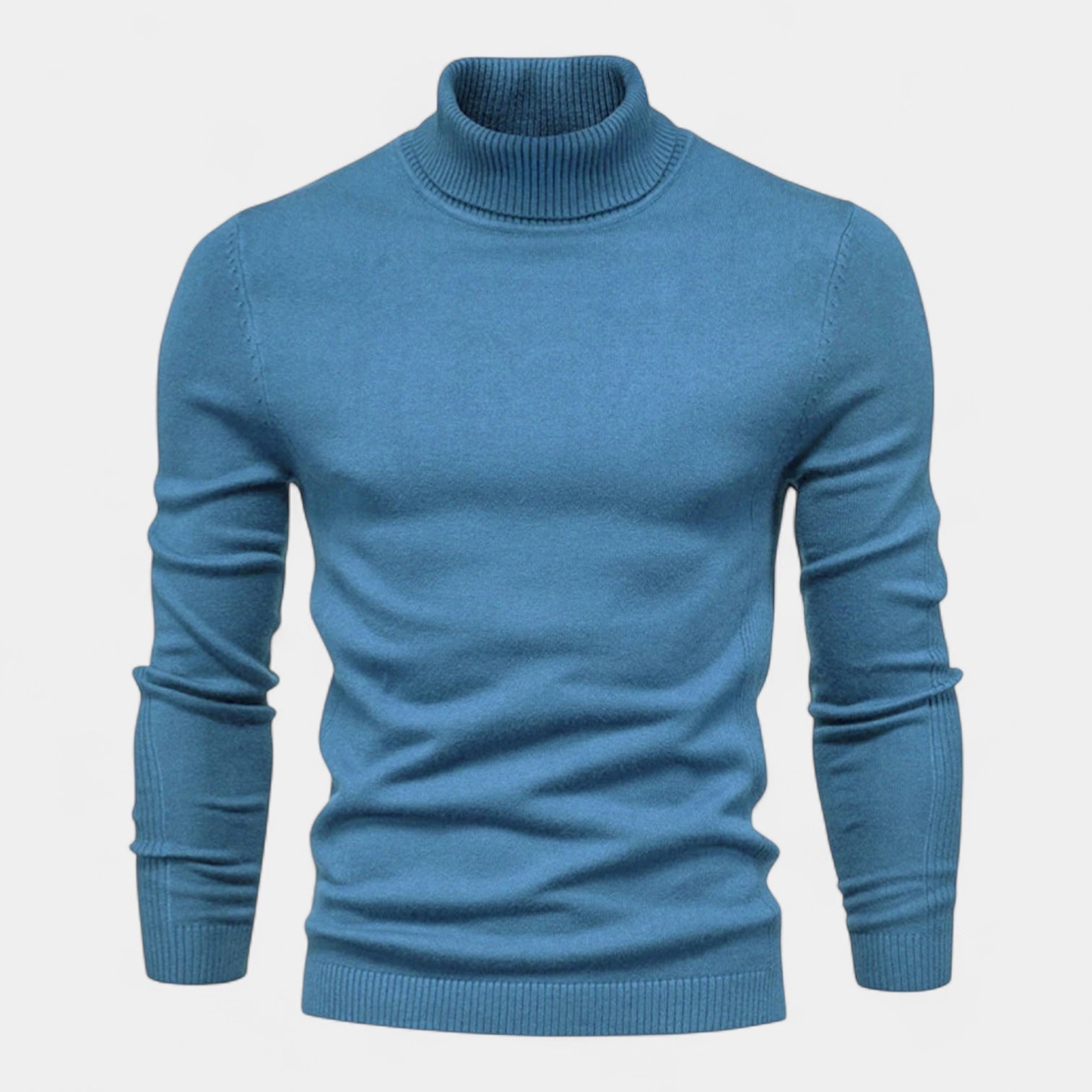 Vintares | Ribbed Turtleneck Sweater for Men