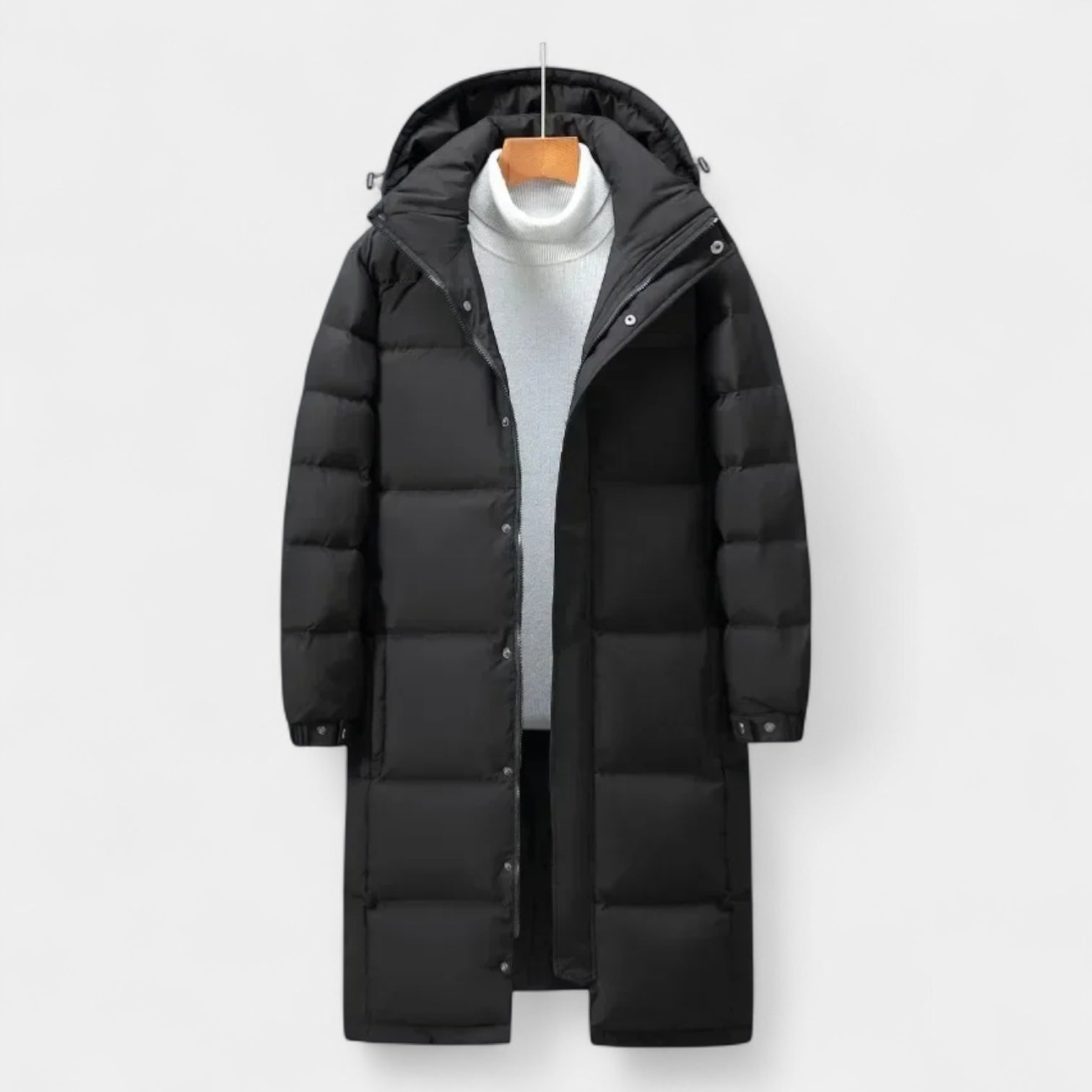 Vintares | Long Puffer Parka for Men - Waterproof and Windproof