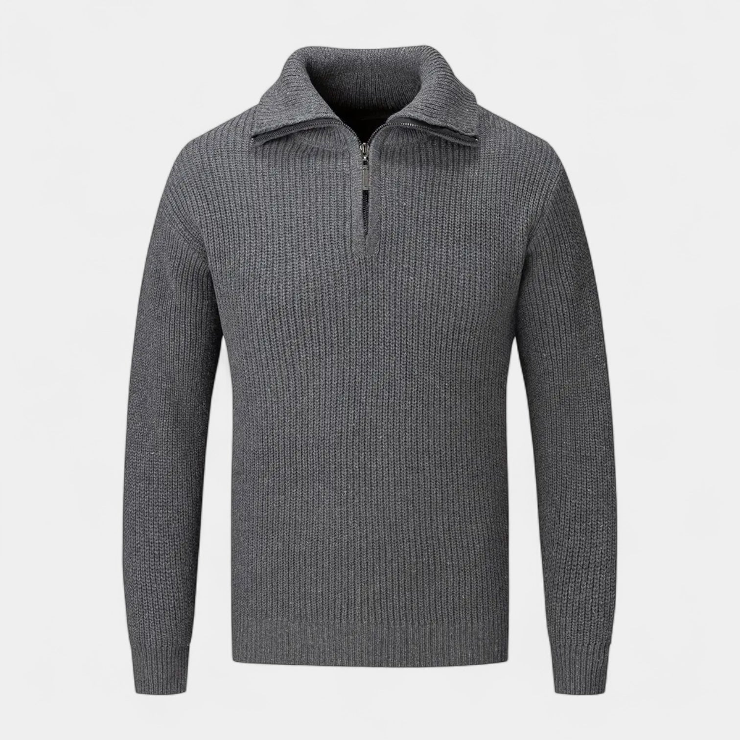 Vintares | Knitted Half-Zip Jumper for Men