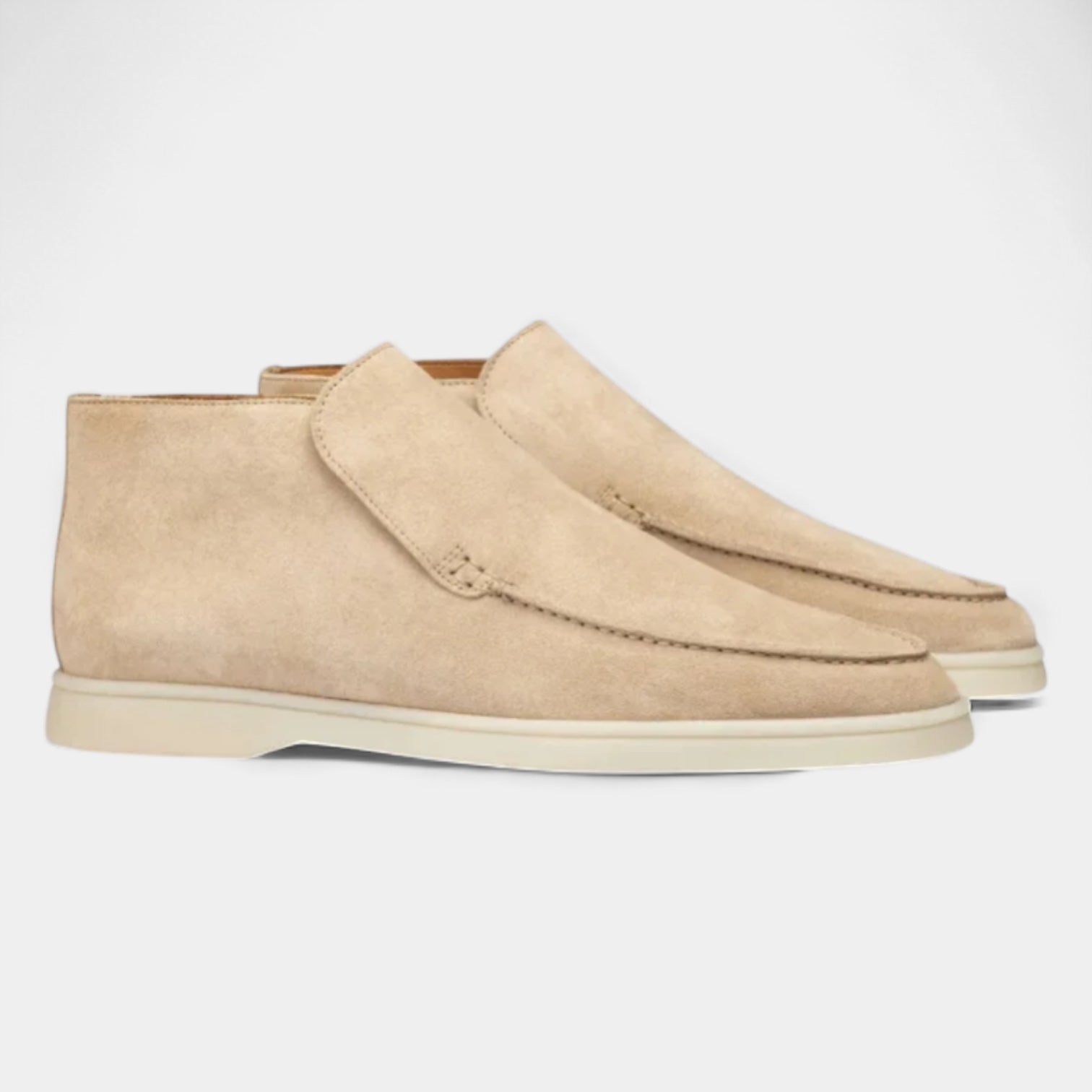 Vintares | Suede High-Top Loafers for Men