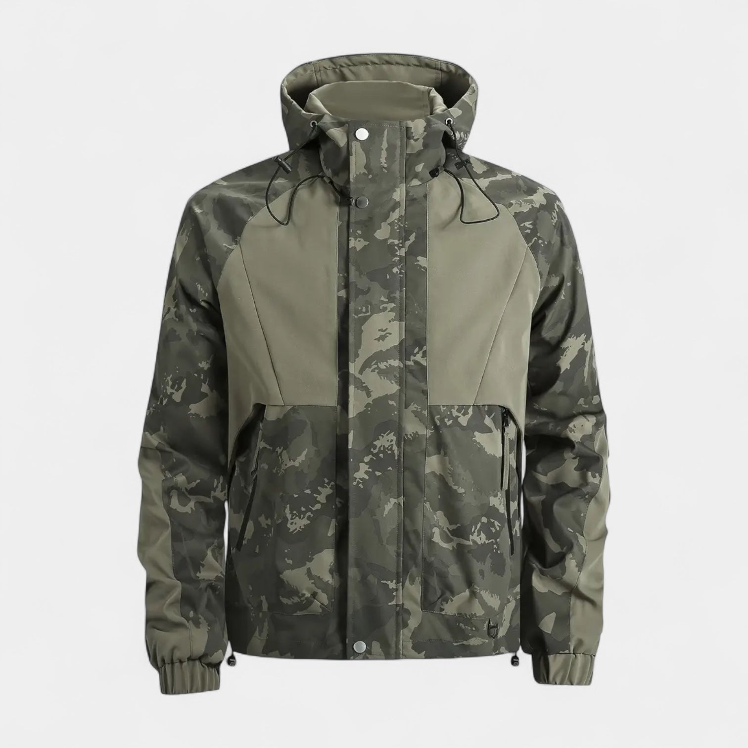Vintares | Camo Windbreaker Jacket for Men
