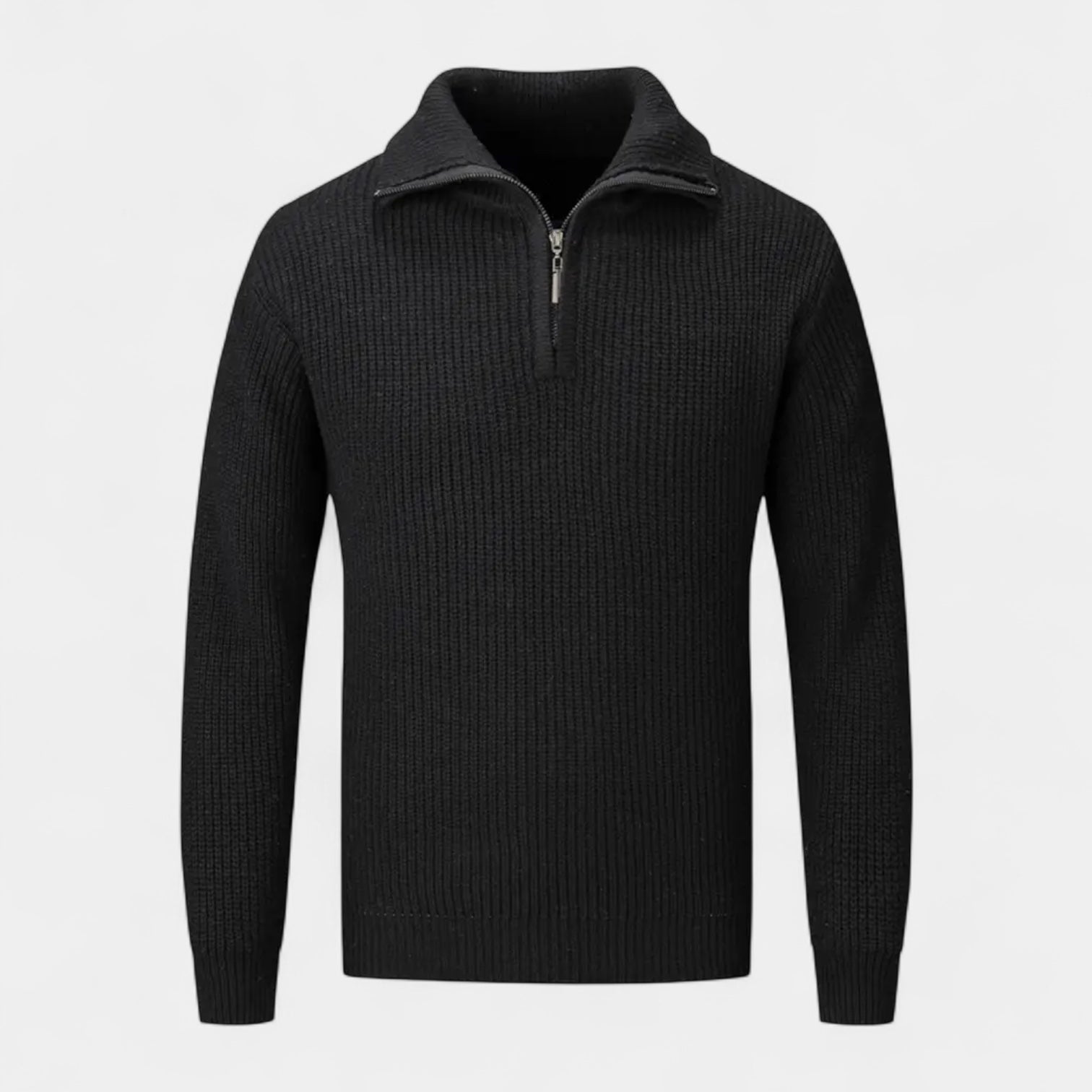 Vintares | Knitted Half-Zip Jumper for Men