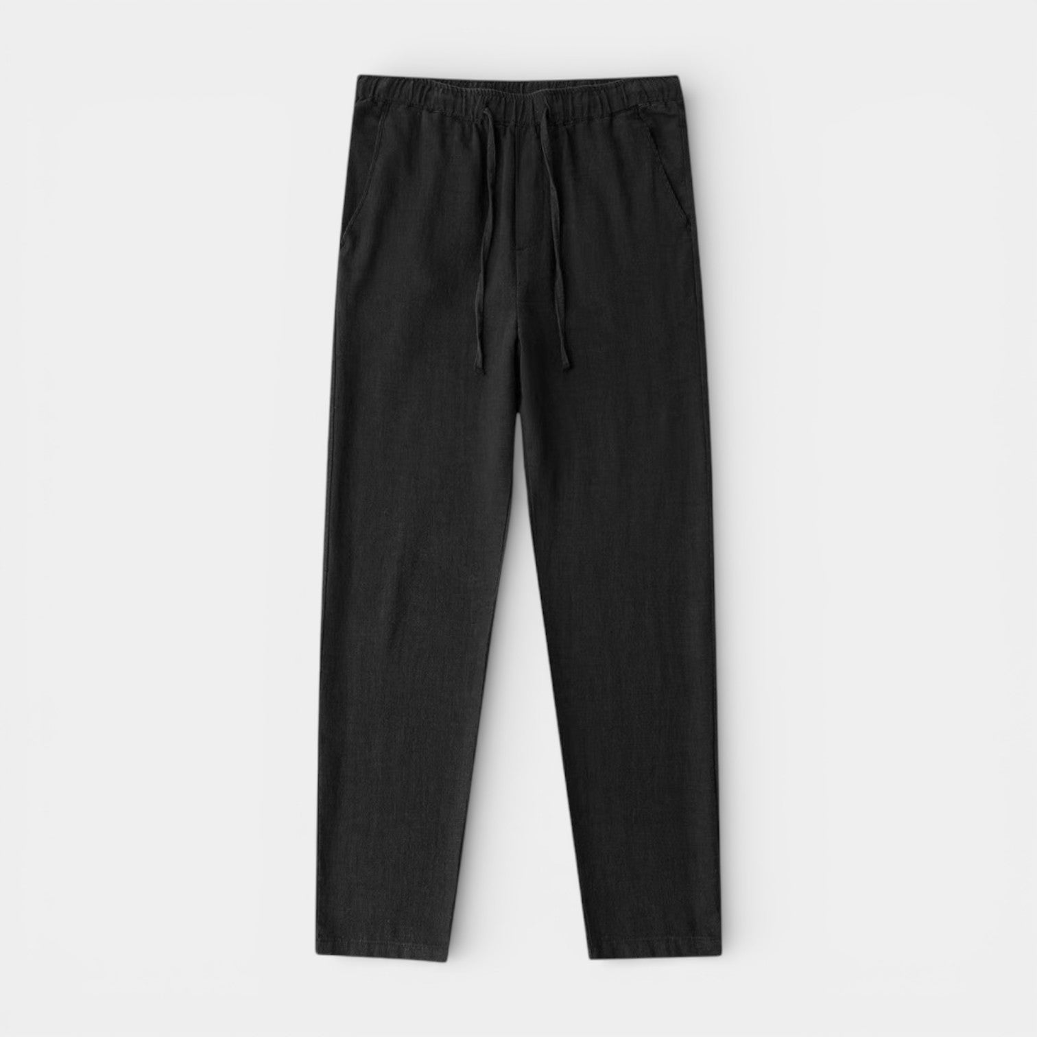 Vintares | Men’s Drawstring Tapered Pants – Relaxed Fit
