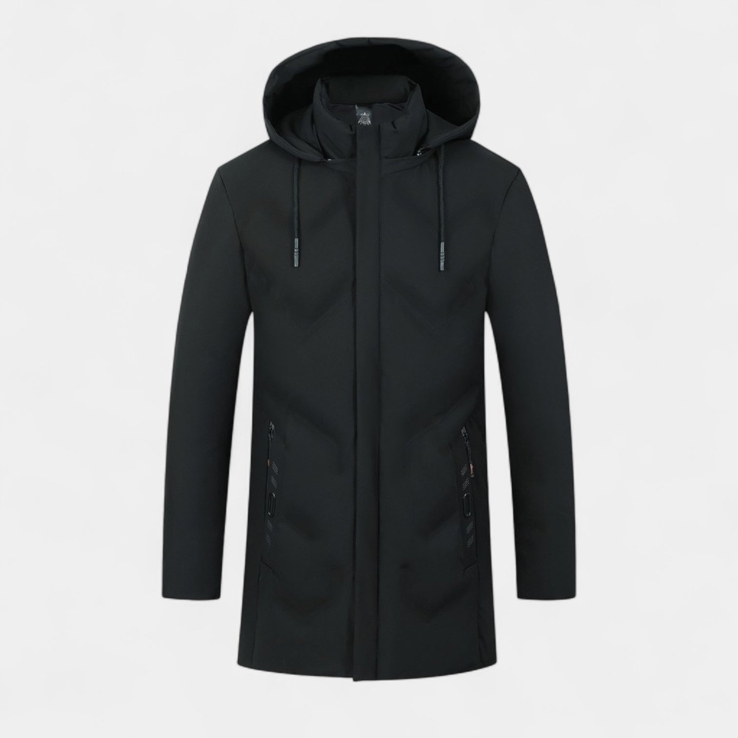 Vintares | Long Quilted Puffer Parka for Men