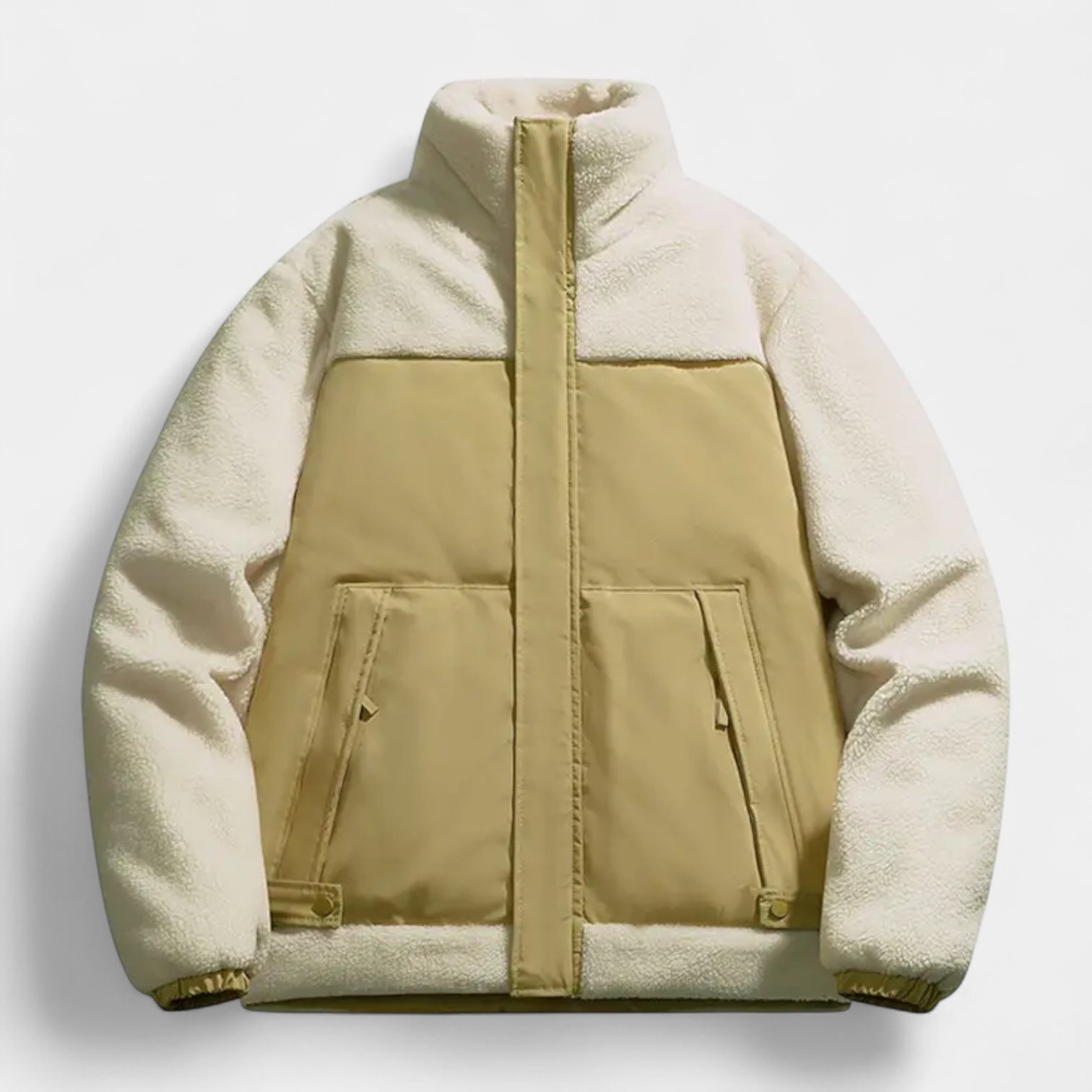 Vintares | Reversible Sherpa Puffer Jacket for Men