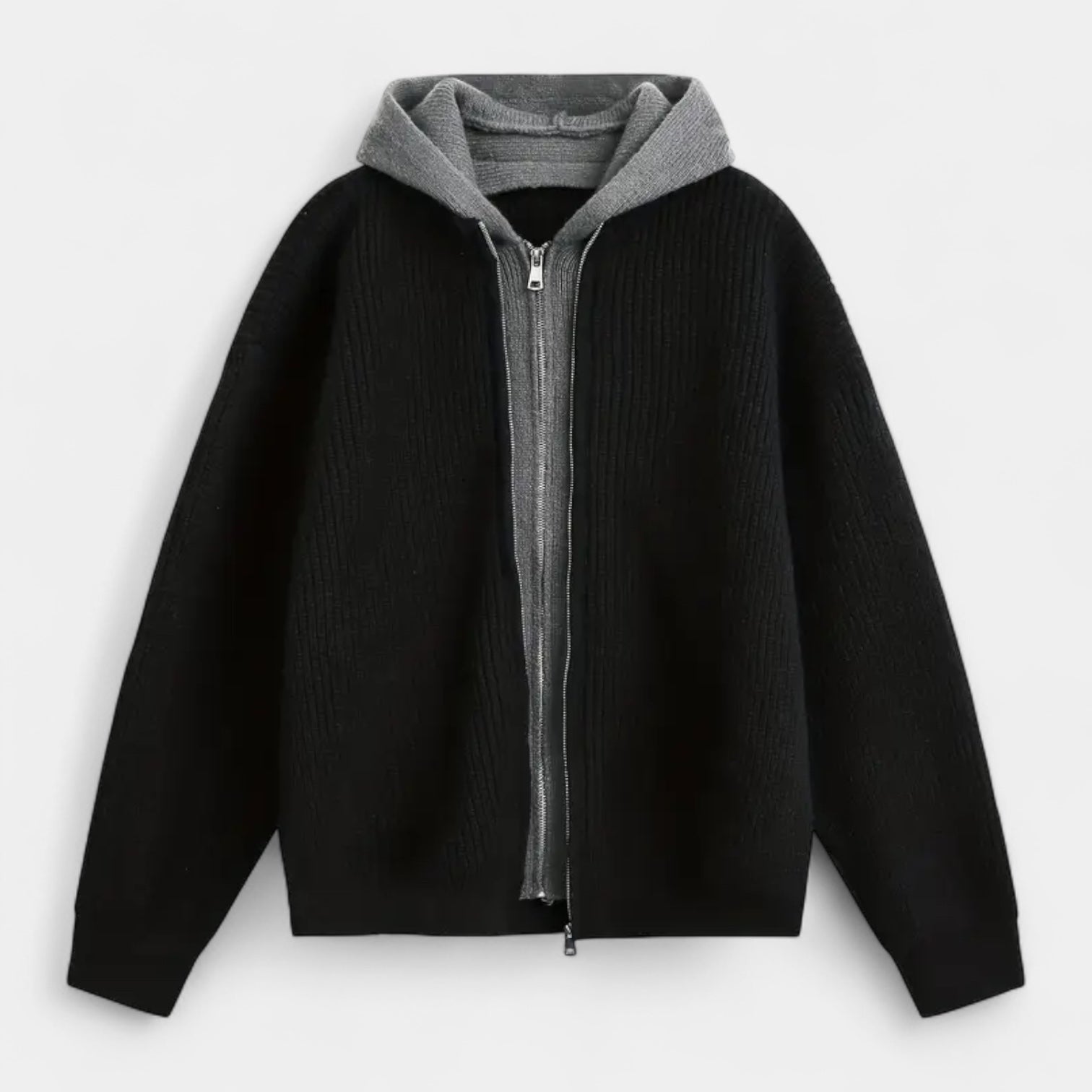 Vintares | Zip-Up Cardigan Hoodie for Men