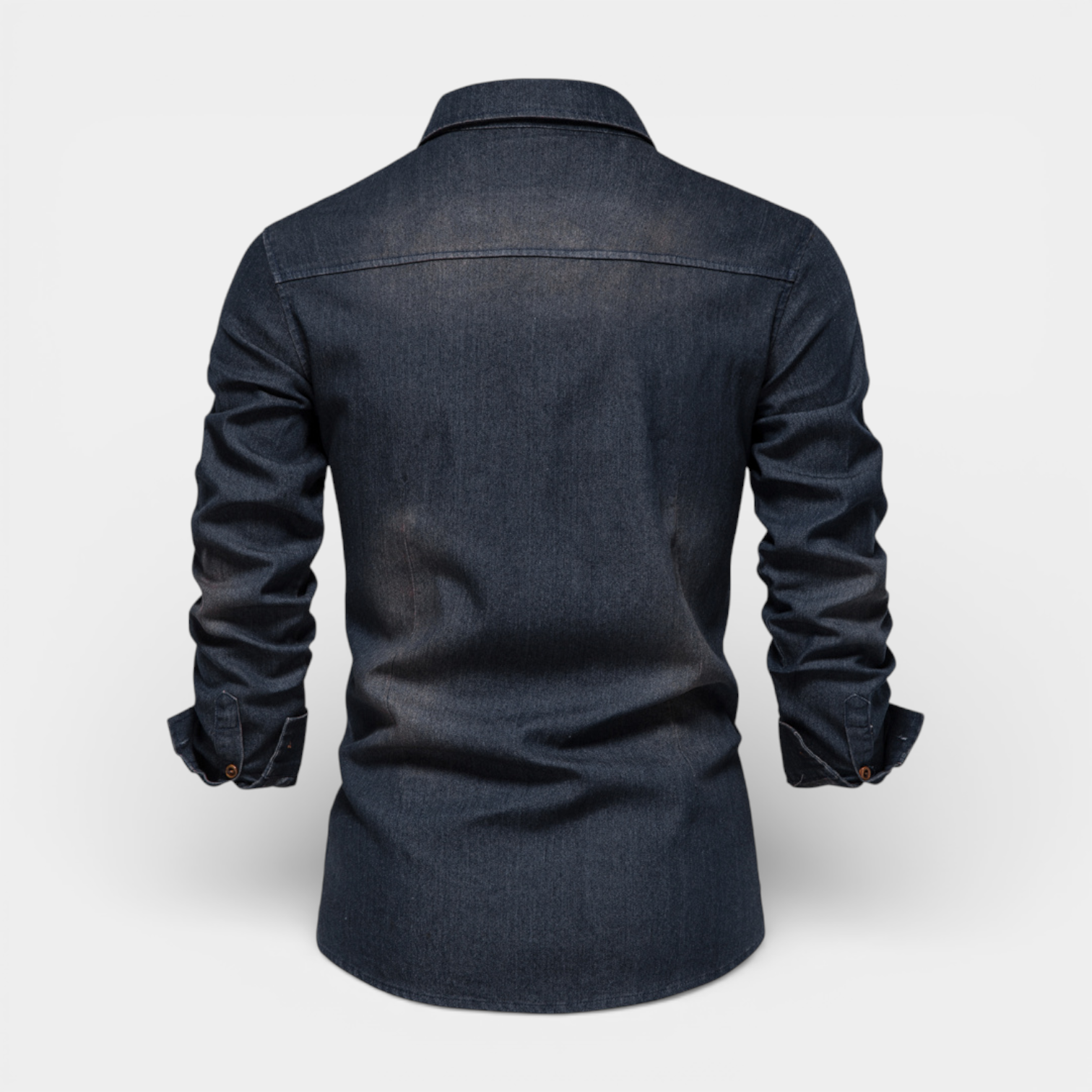 Denim Button-Up Shirt Regular Fit for Men