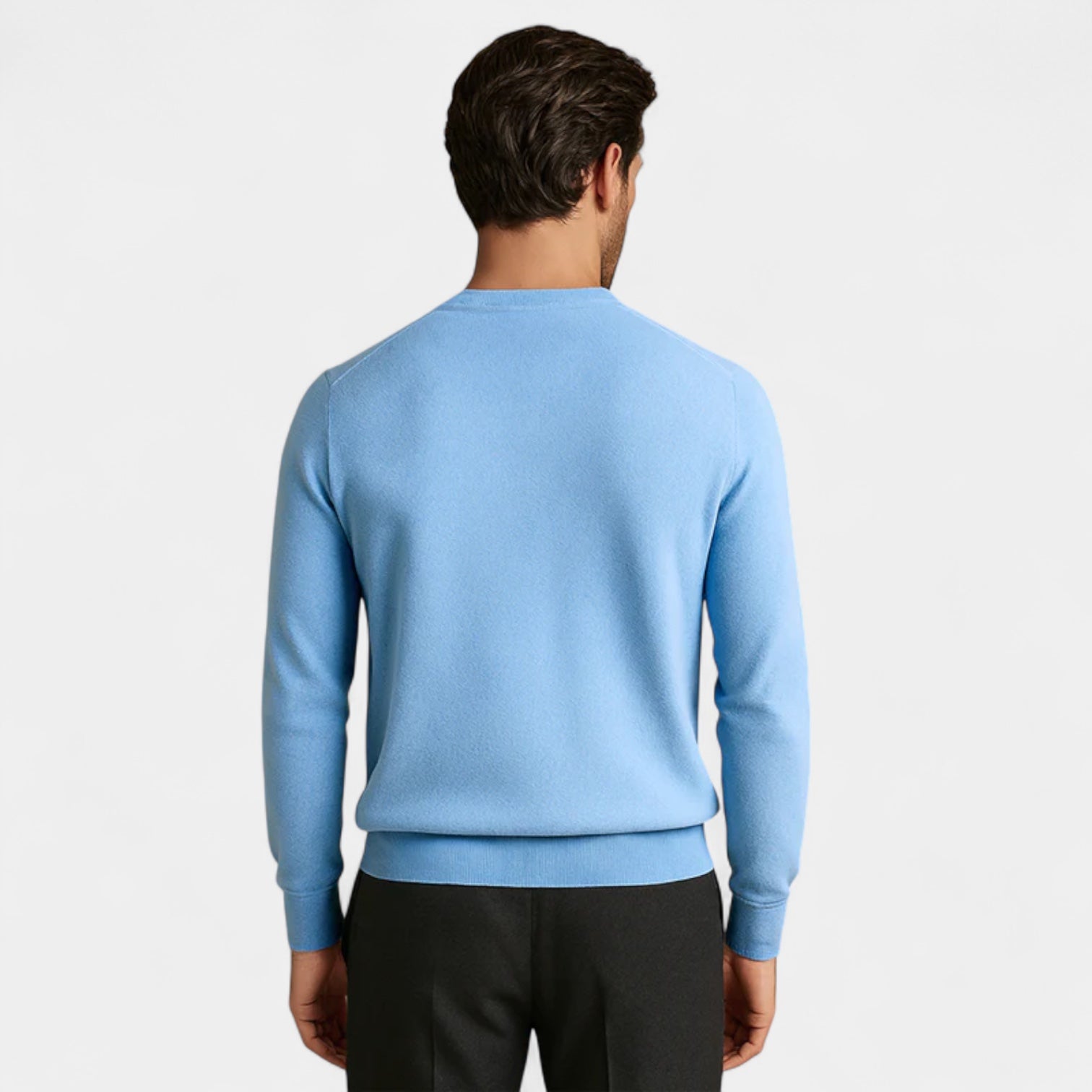Vintares | Wool Blend Crew Neck Jumper for Men
