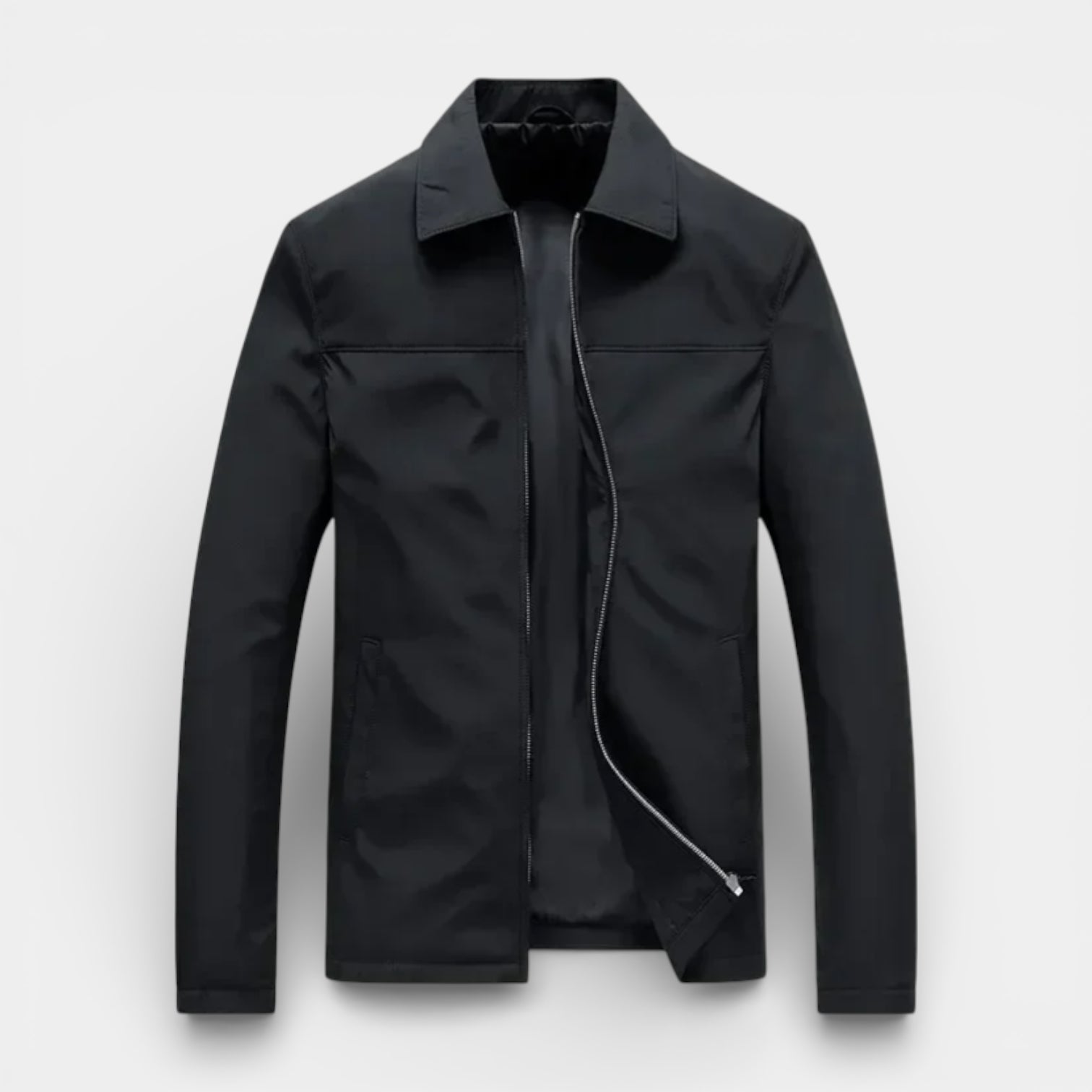 Vintares | Men’s Zip-Up Jacket Polo Collar - Regular Fit