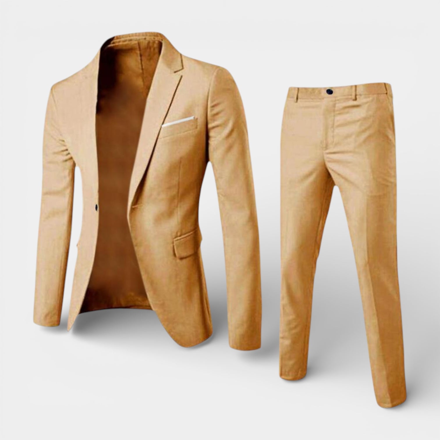 Vintares | Men’s Two-Piece Suit Set – Slim Tailored