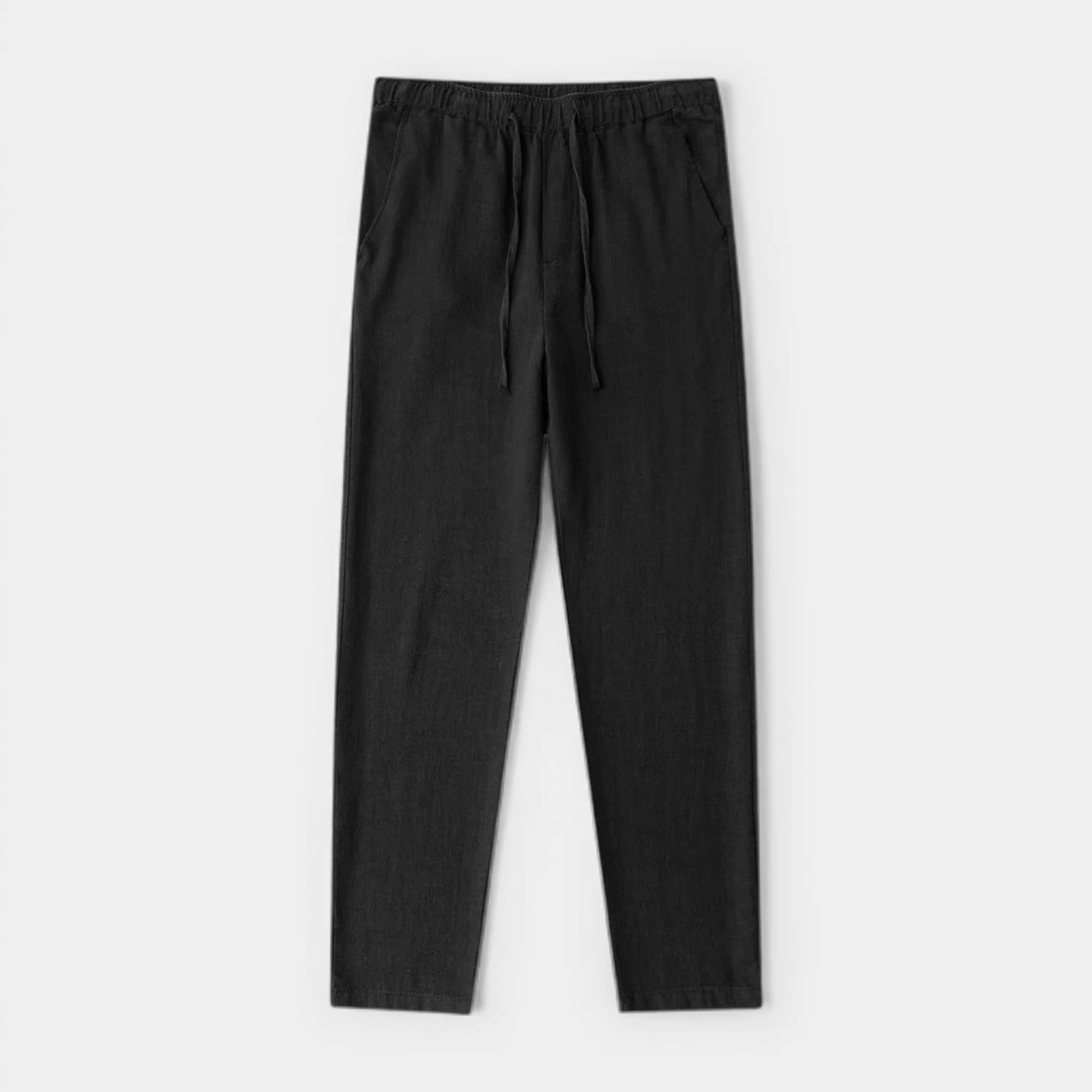 Vintares | Men’s Drawstring Elastic Waist Straight Leg Pants