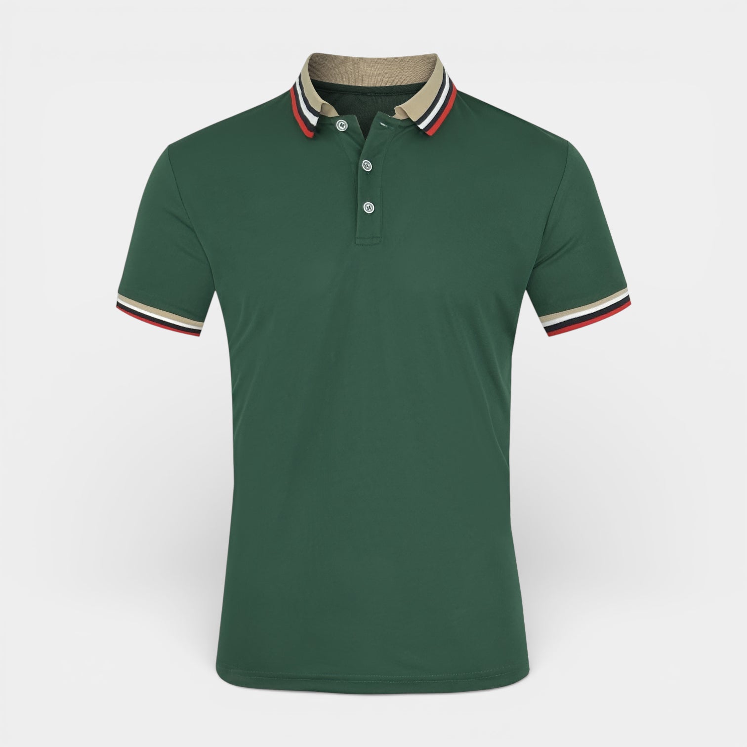 Vintares | Men’s Short Sleeve Polo Shirt Button-Up