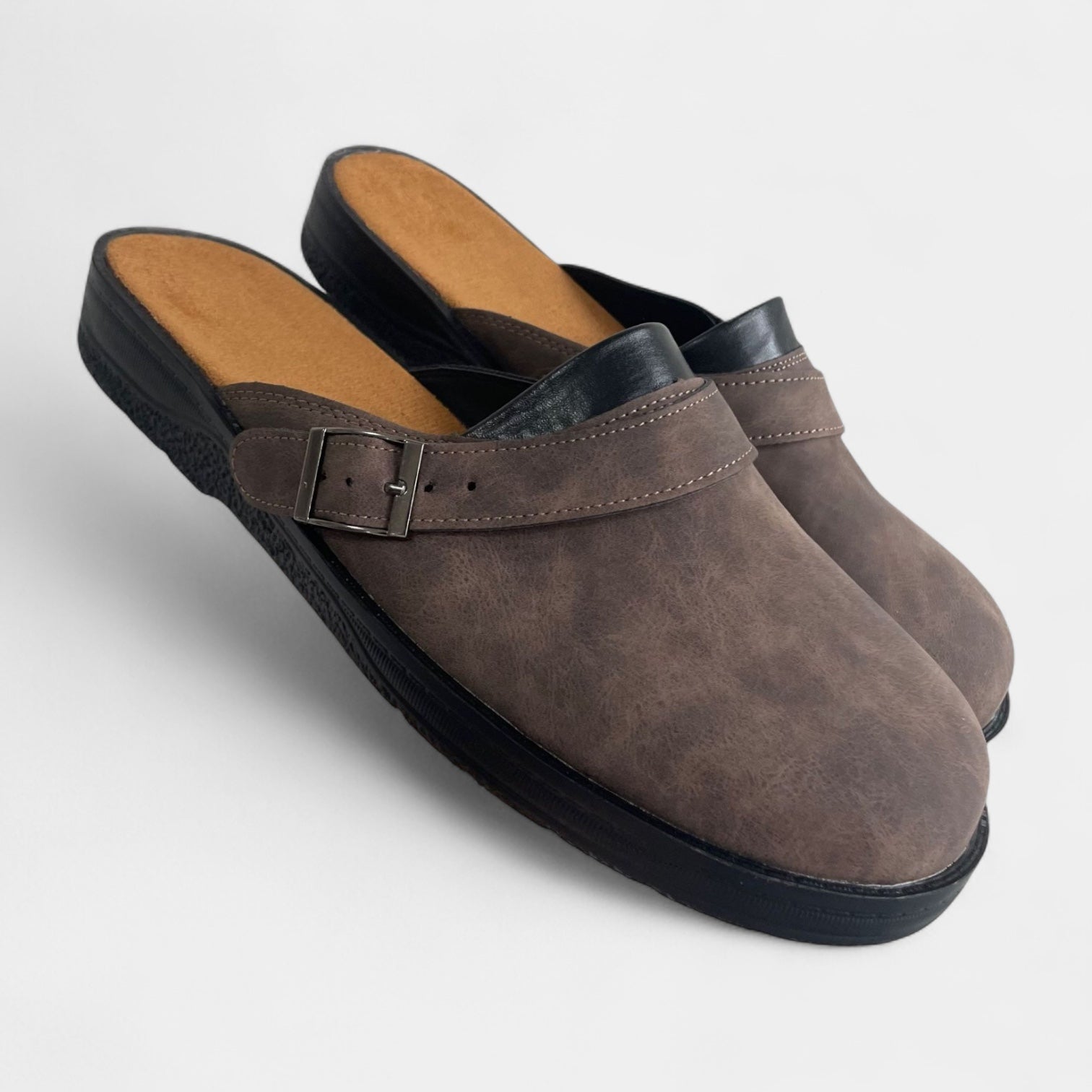 Vintares | Suede Slipper Clogs for Men