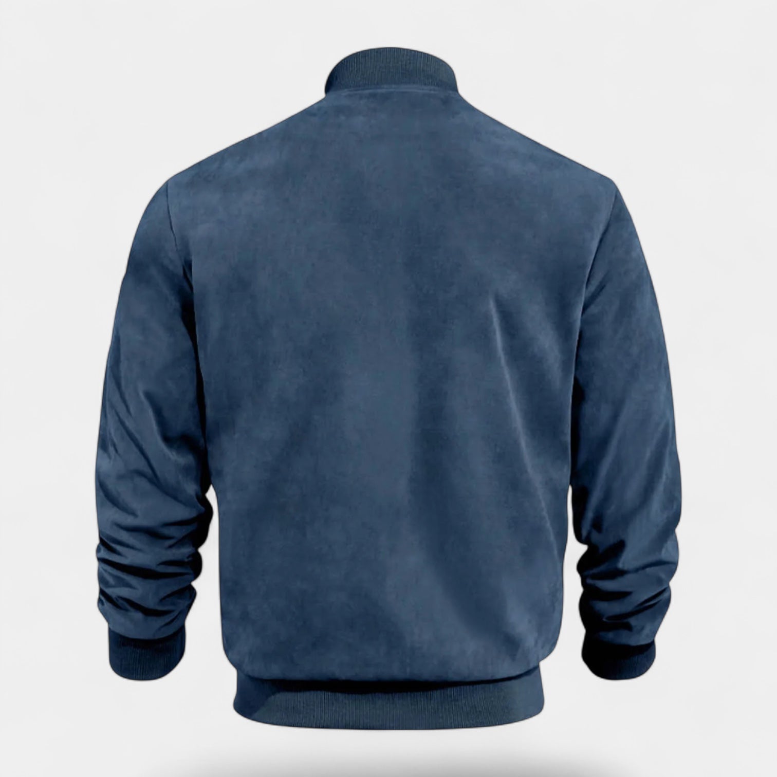 Vintares | Soft Faux Suede Bomber Jacket for Men