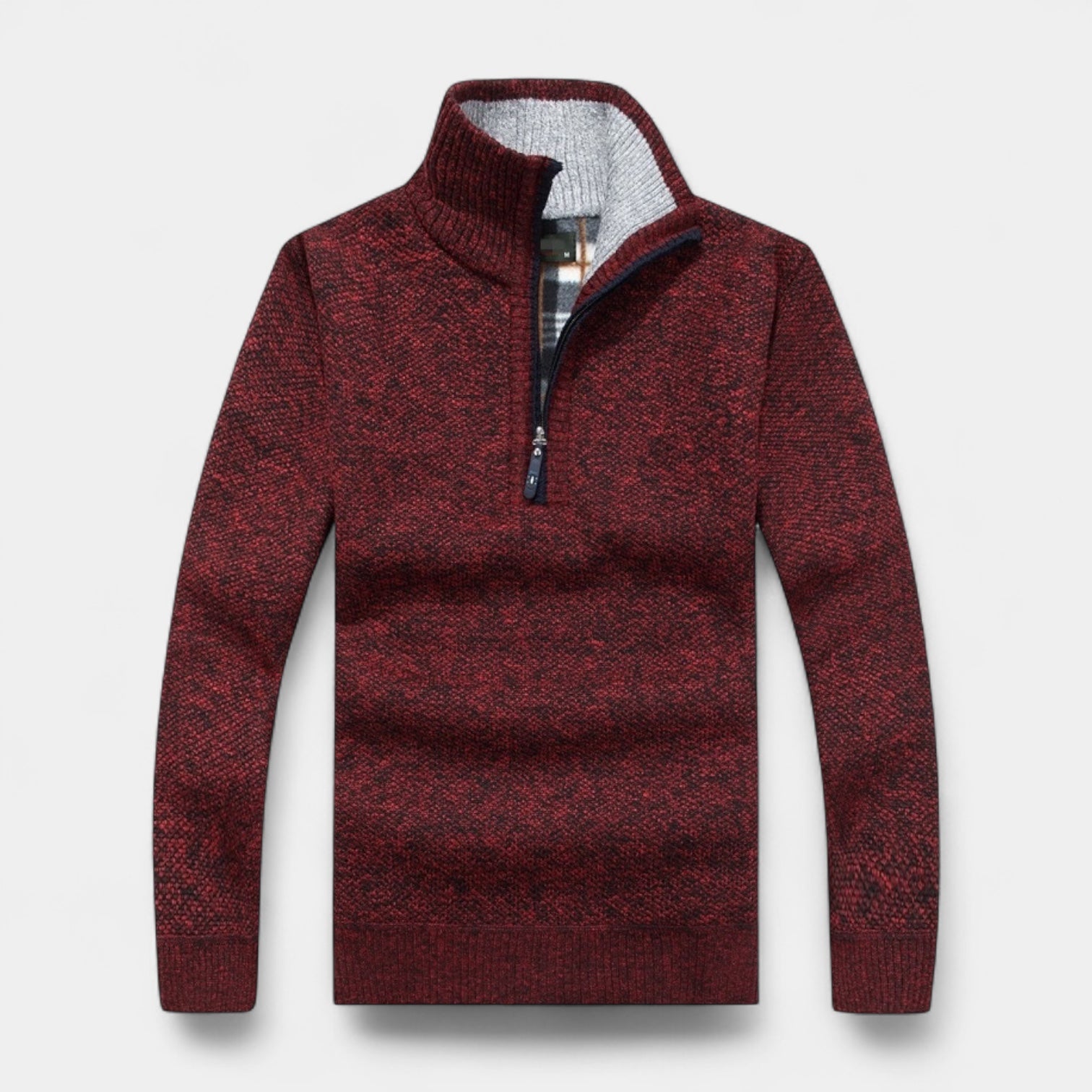 Vintares | Fleece Half-Zip Pullover Sweater for Men