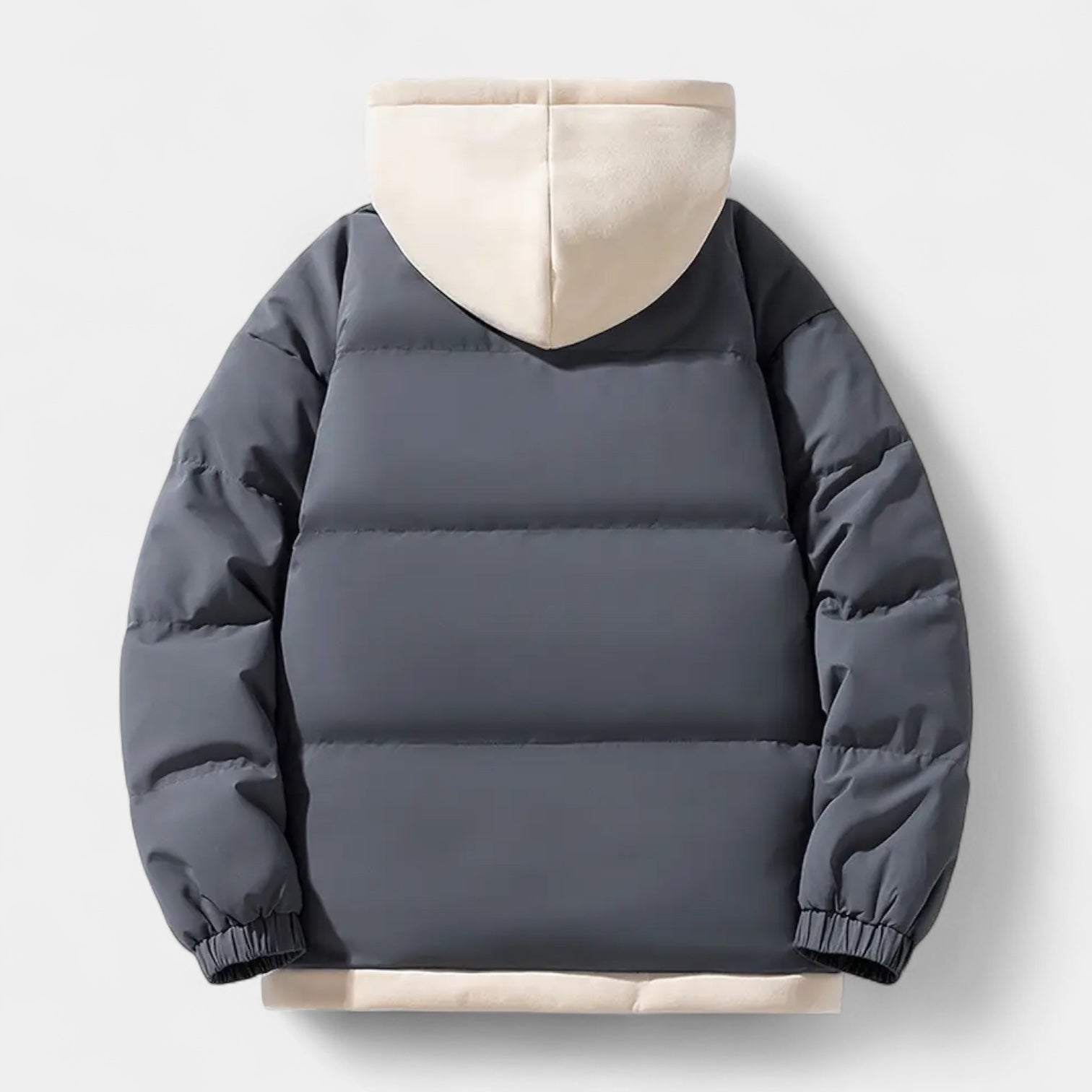 Vintares | Layered Hooded Puffer Jacket for Men