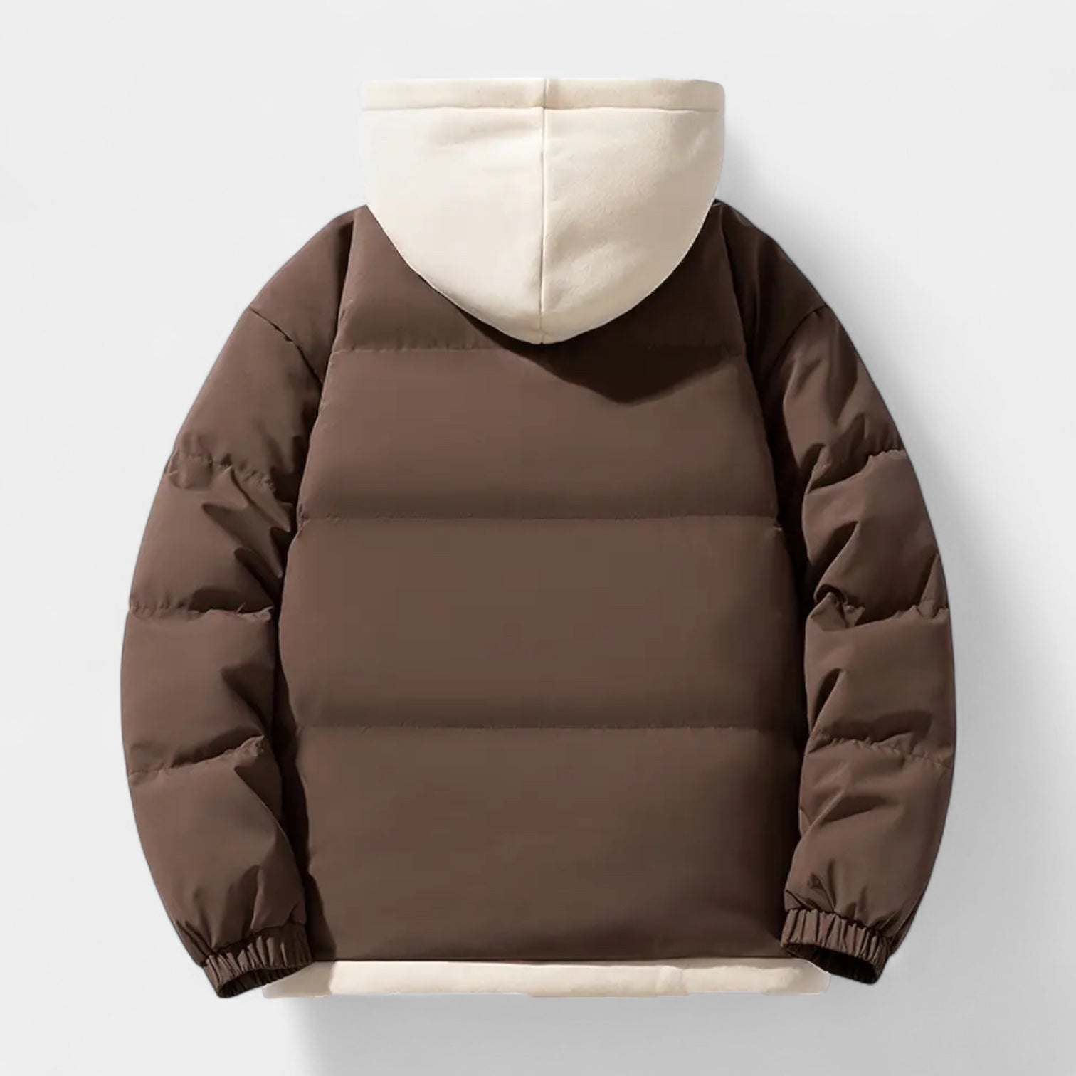 Vintares | Layered Hooded Puffer Jacket for Men