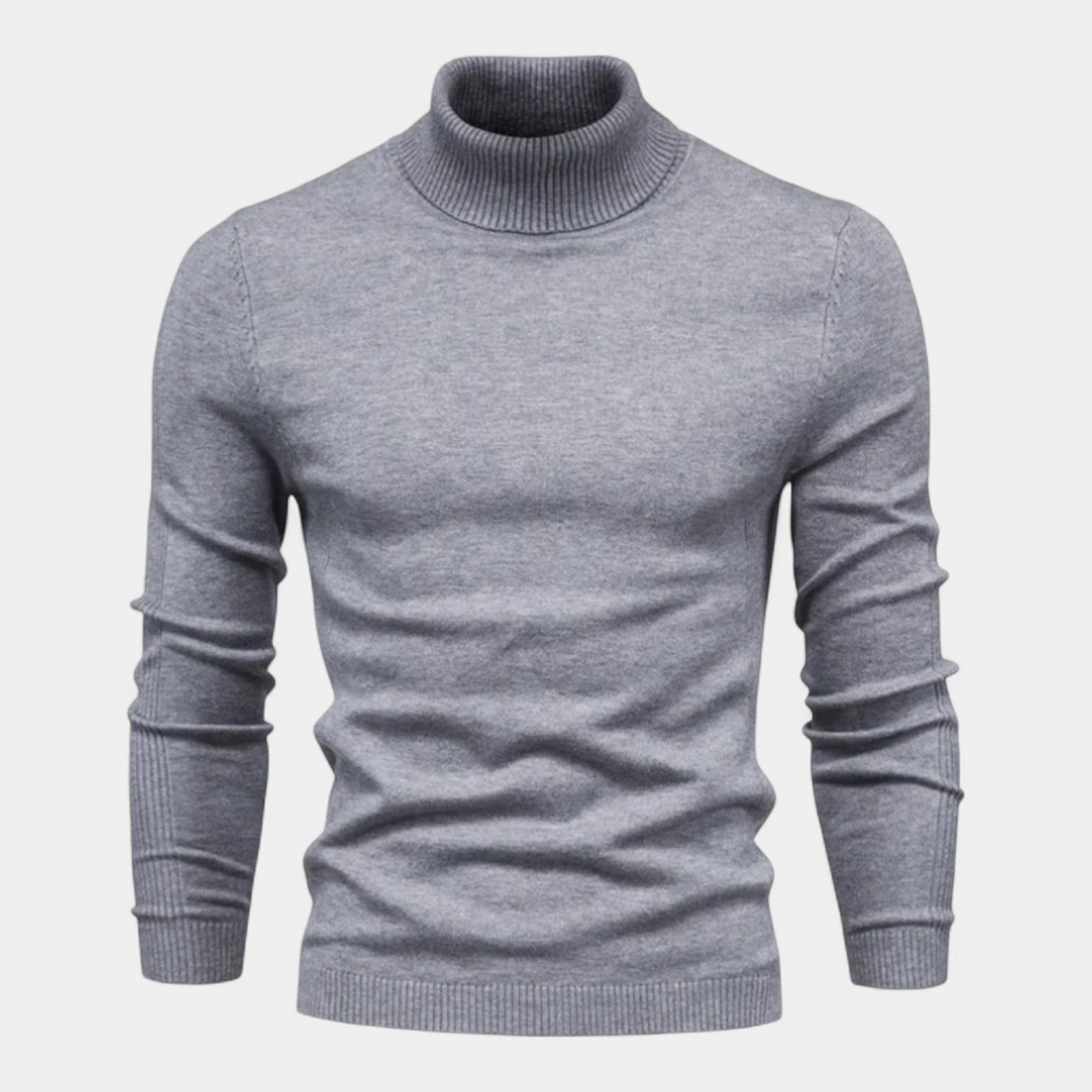 Vintares | Ribbed Turtleneck Sweater for Men