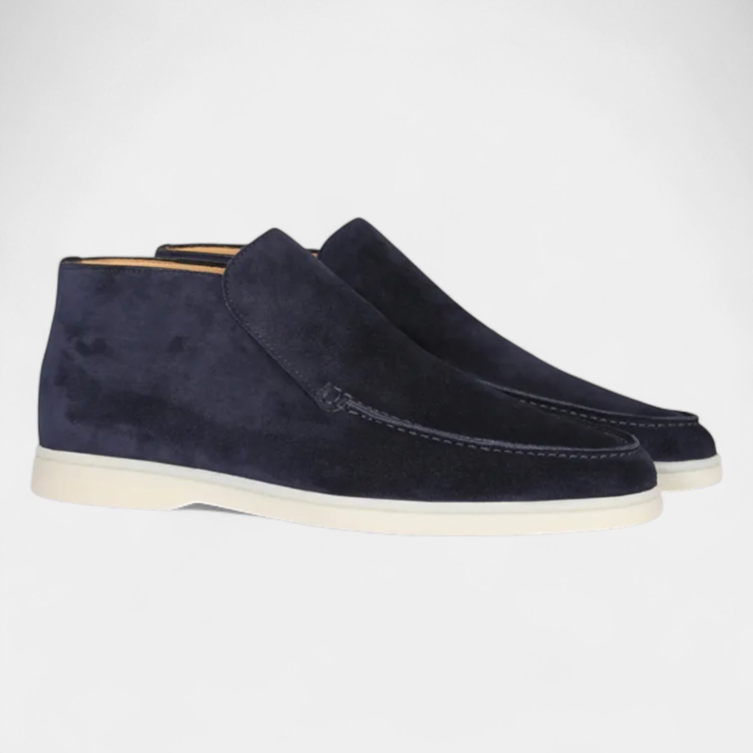 Vintares | Suede High-Top Loafers for Men
