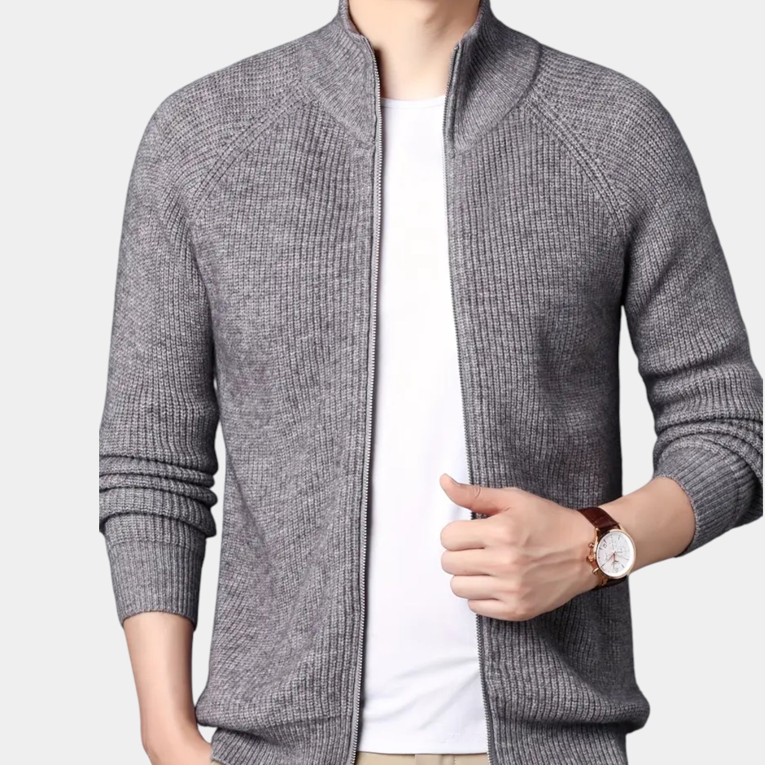 Vintares | Casual Knitted Cardigan for Men