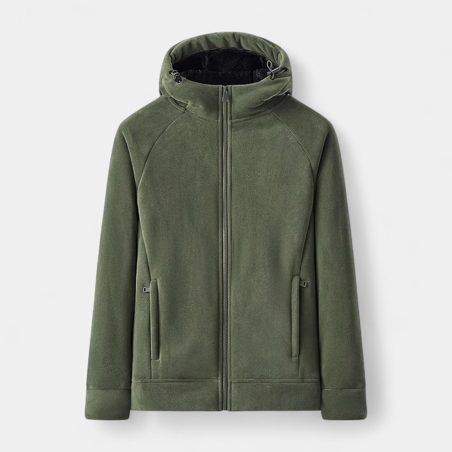 Vintares | Fleece Zip Hoodie for Men