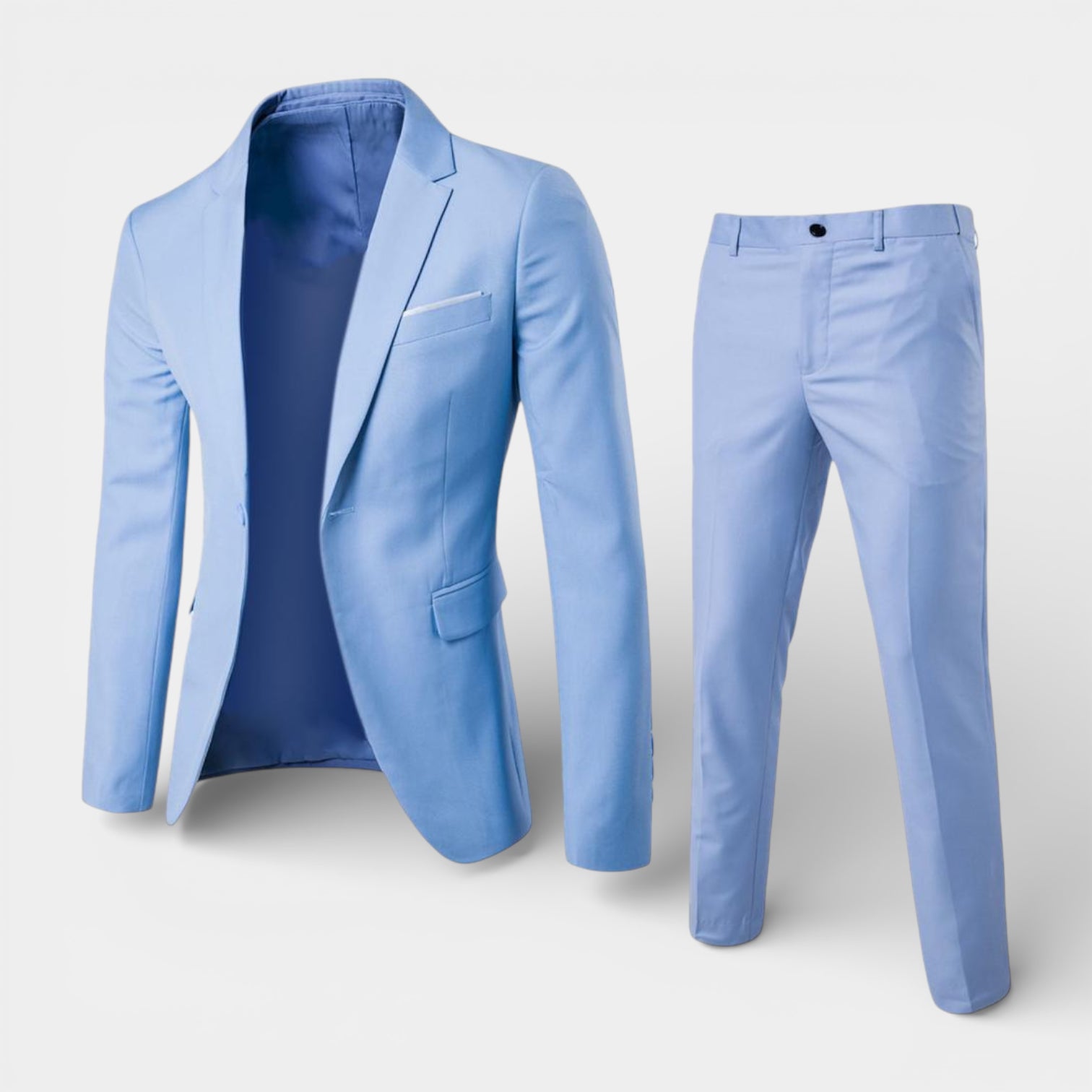 Vintares | Men’s Two-Piece Suit Set – Slim Tailored